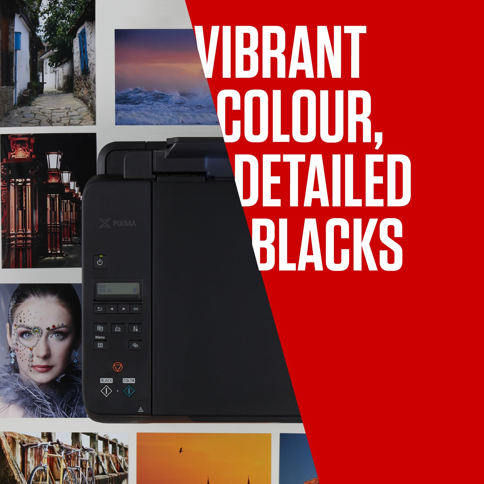 Canon Ink & Paper Multipack - PG-540/CL-541 Genuine Printer Ink Cartridges 2 Pack (1 x Black, 1 x Colour) & 4x6 Photo Paper (50 x Sheets) - Compatible with PIXMA MX, MG & TS 6
