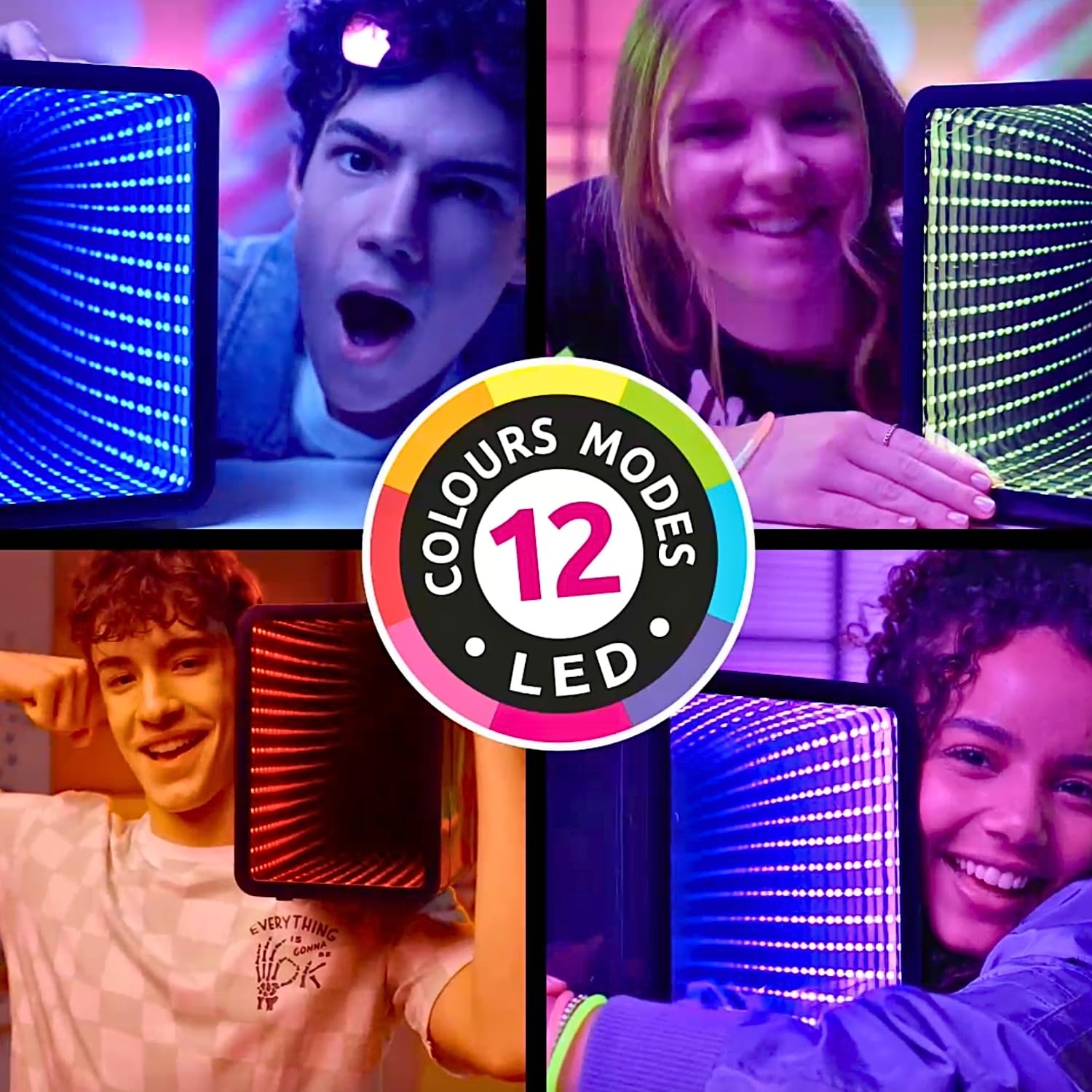 So Chill Mini Fridge Infinity - LED Light-Up Mini Fridge for Gamers & Teens 16