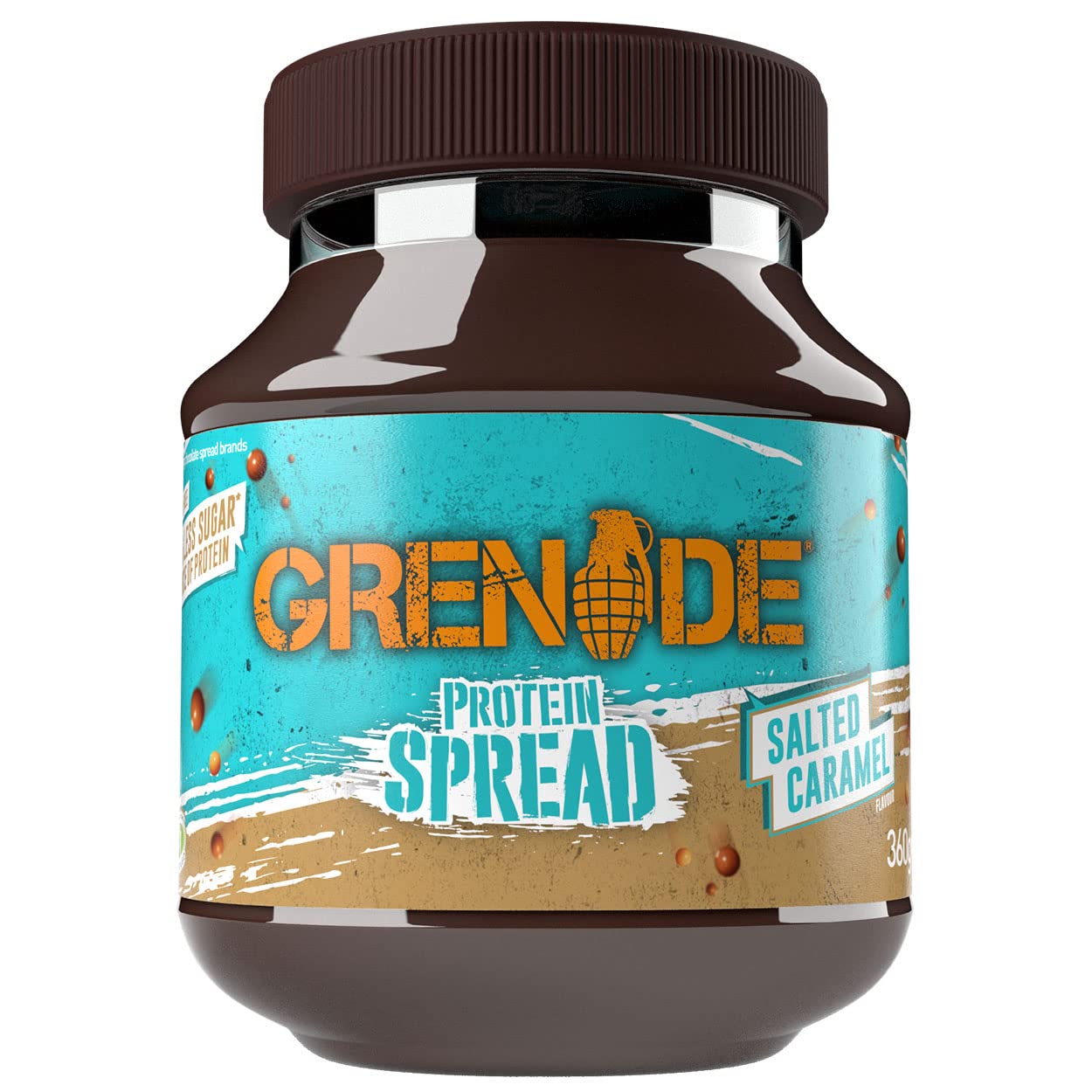 Grenade Chocolate Chip Salted Caramel Protein Spread - 20% Protein | Low Sugar | 360g Jar 1