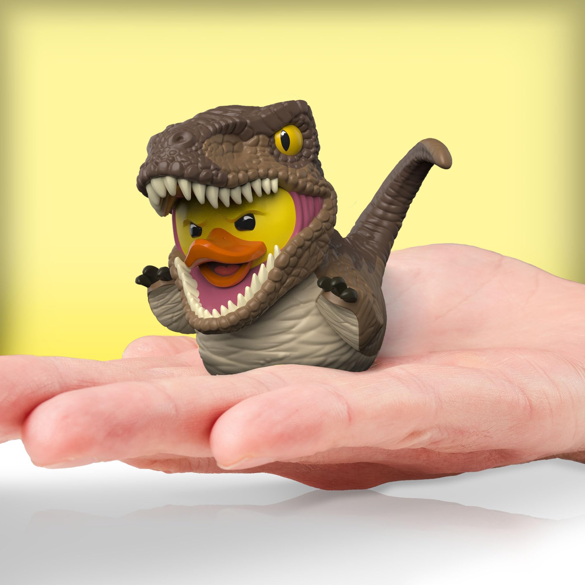 TUBBZ Jurassic World Velociraptor Mini Cosplaying Rubber Duck Collectible Figure | 5 cm