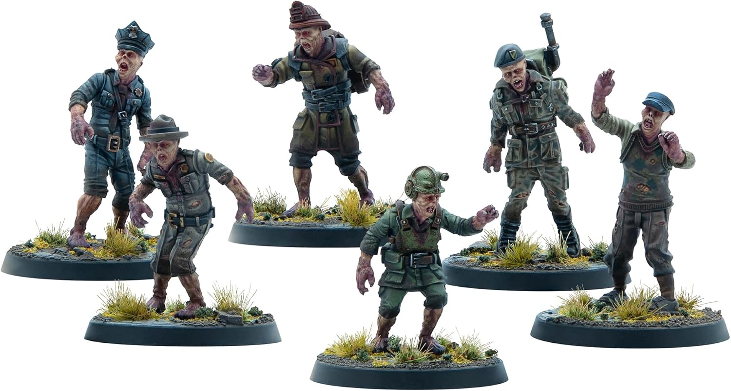Modipihus Entertainment Fallout: Wasteland Warfare Creatures - Ghoulish Remnant Miniatures Set 1
