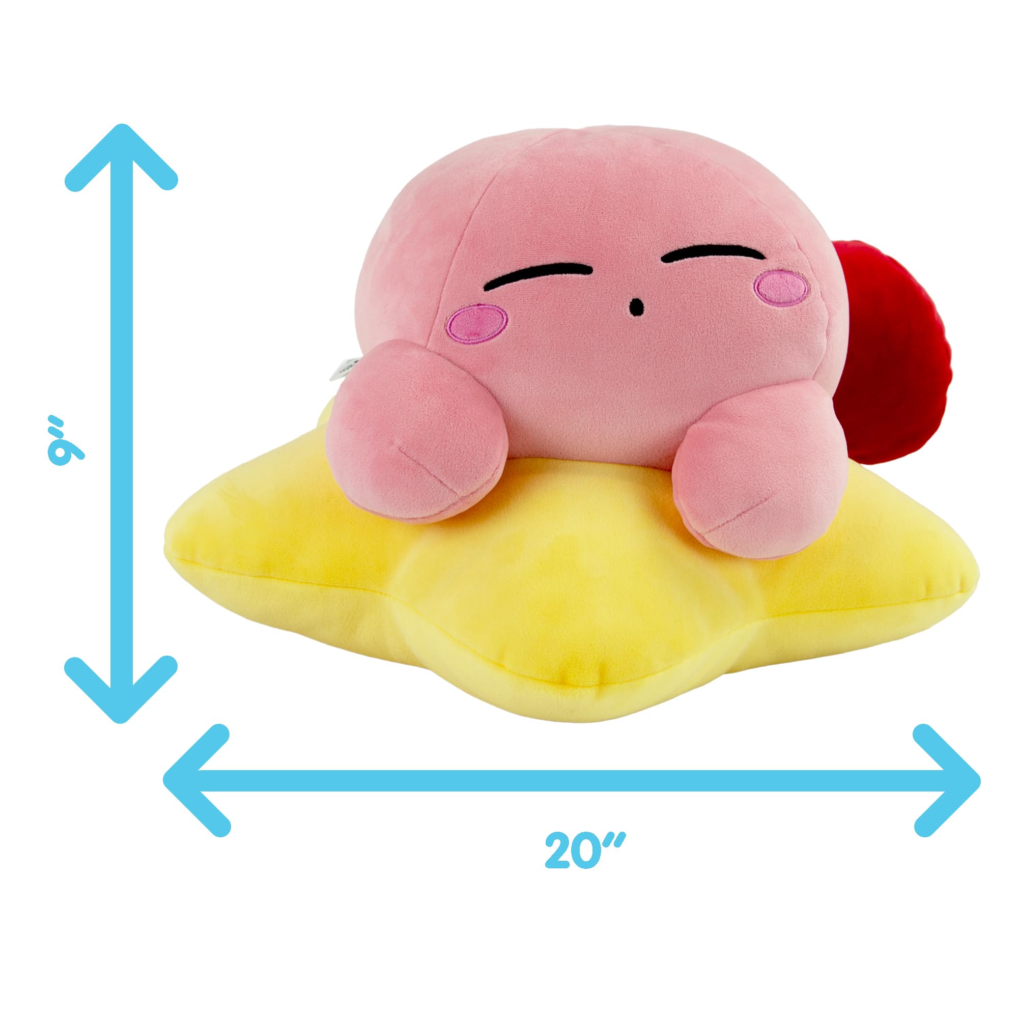 Club Mocchi Mocchi Warp Star Kirby Mega Plush Toy - 15 Inch 5