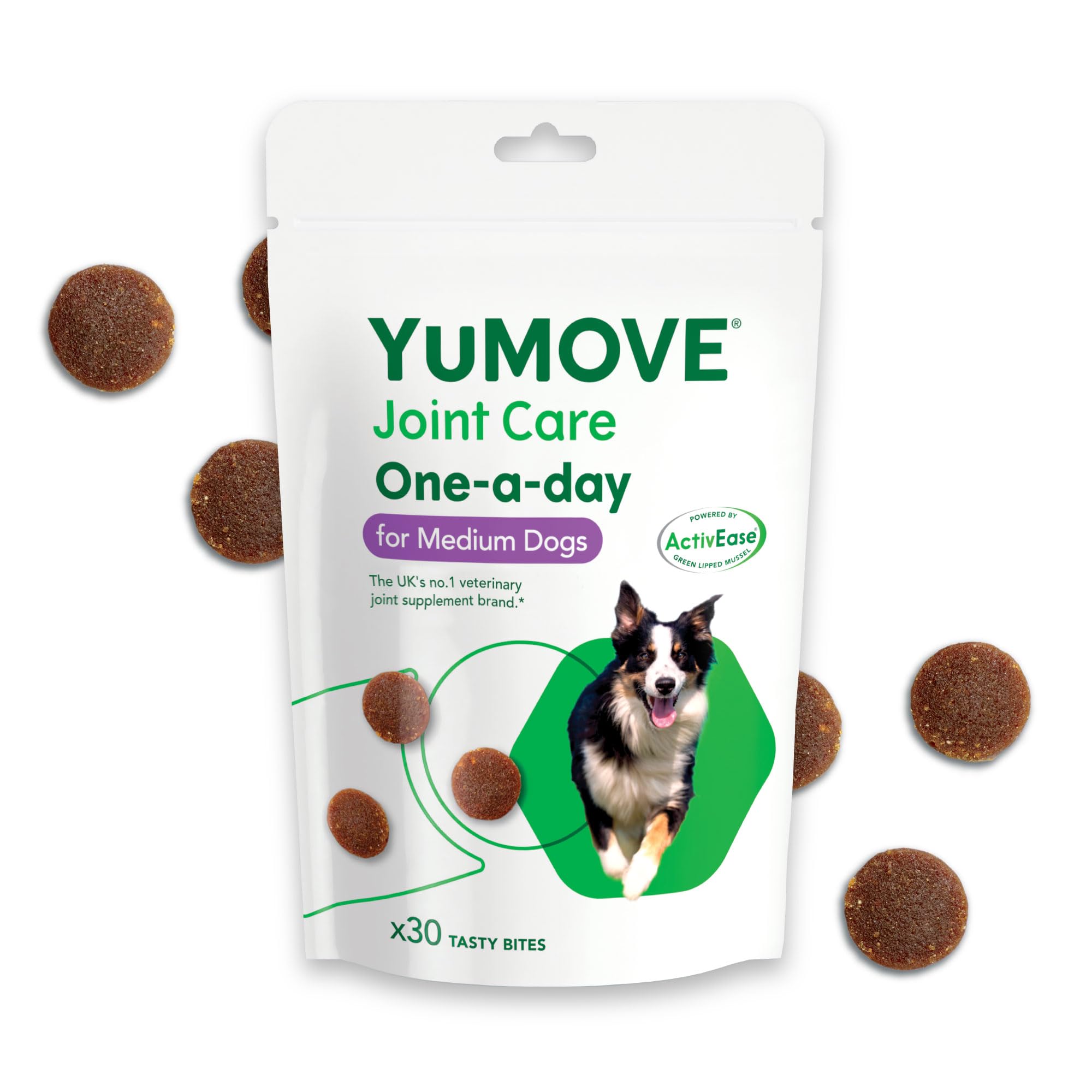 YuMOVE Joint Supplement for Dogs - One-A-Day for Stiff Medium Dogs | 30 Chews 1