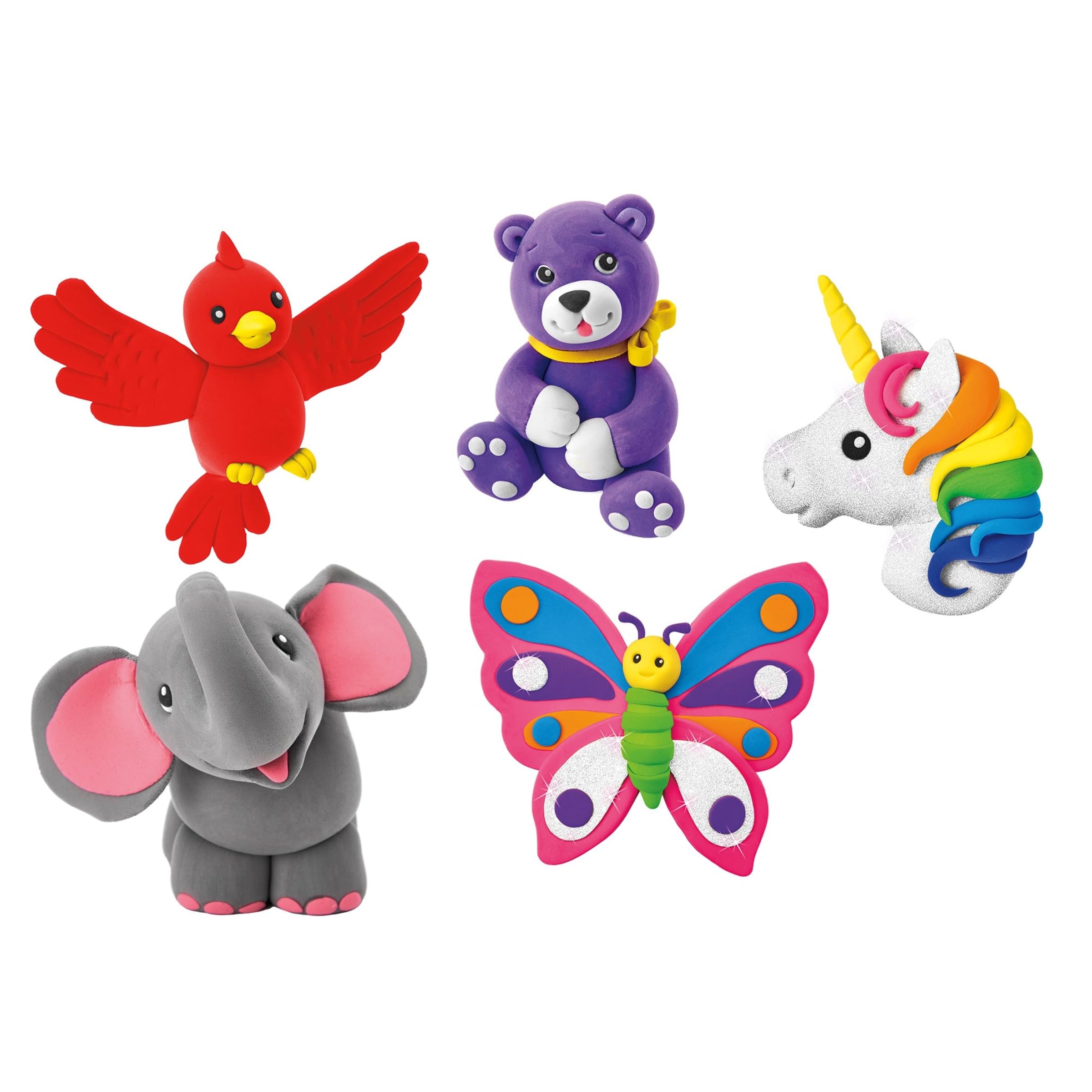 LEXIBOOK Soft and Malleable Modeling Dough - 8 Vibrant Colors, CRDOUGH1 7