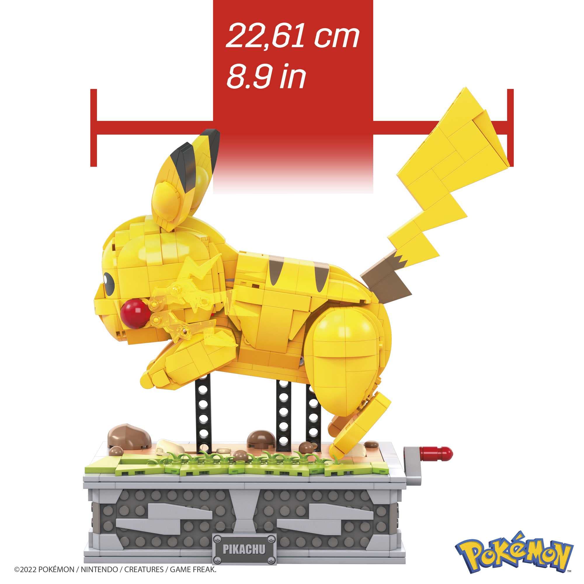 MEGA Pokémon Motion Pikachu Action Figure - 1095-Piece Building Set for Ages 12+ 6