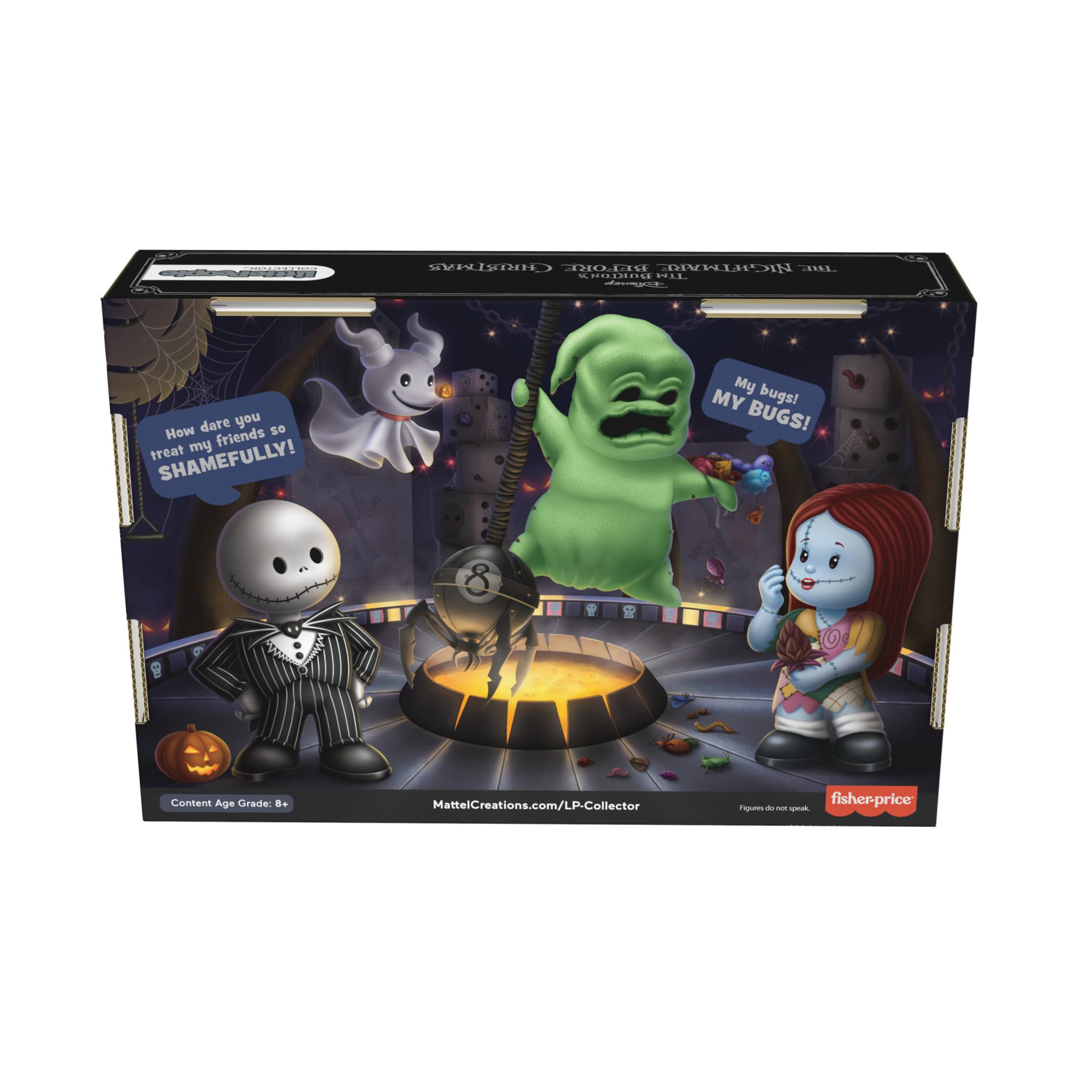 Little People Collector Disney Tim Burton’s The Nightmare Before Christmas - 4-Pack Glow-in-the-Dark Figures 12