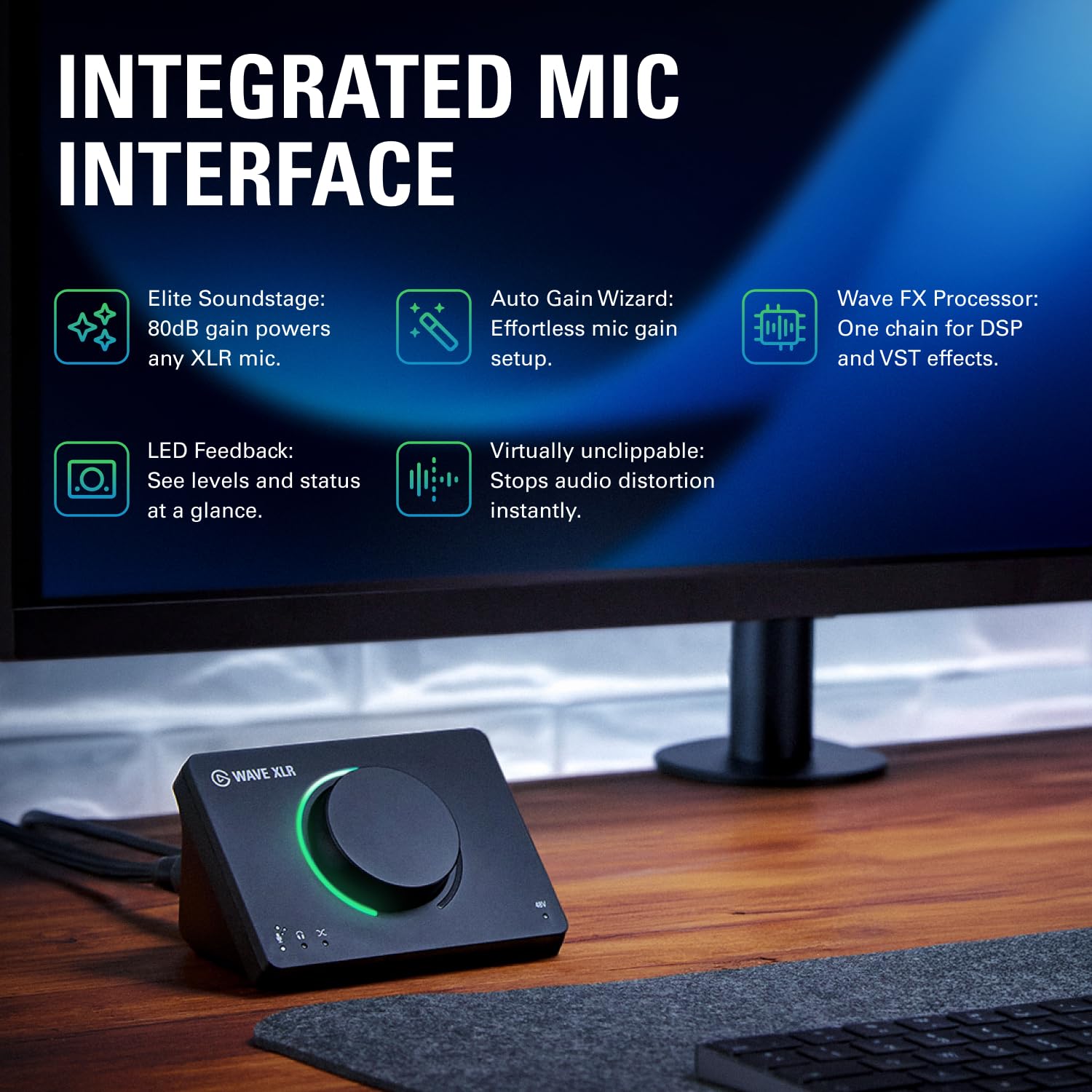 Elgato Wave XLR MK.2 – USB Audio Interface and DSP Mixer for XLR Microphone 7