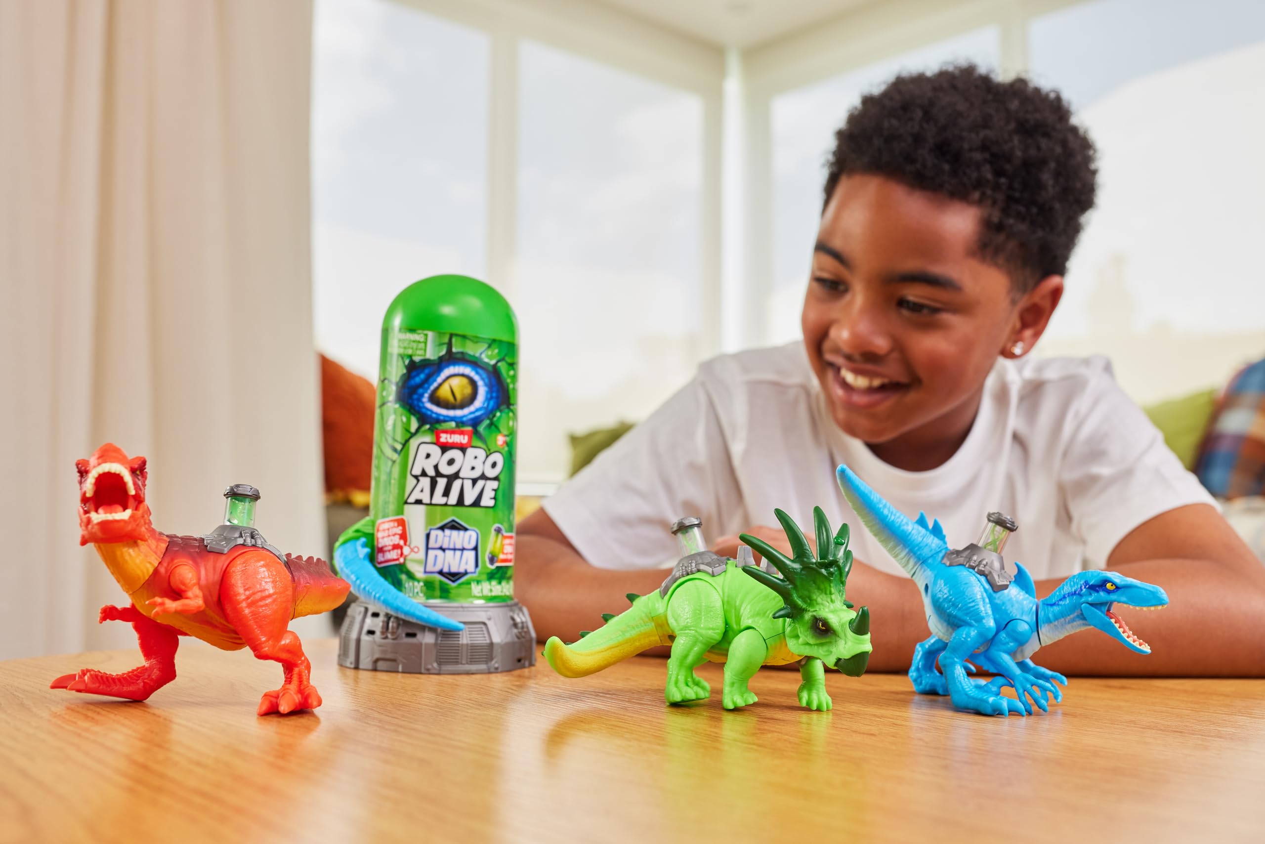 Robo Alive Robo Alive Dino DNA Styracosaur - Light-Up DNA Helix Spine | Ages 3+ 5