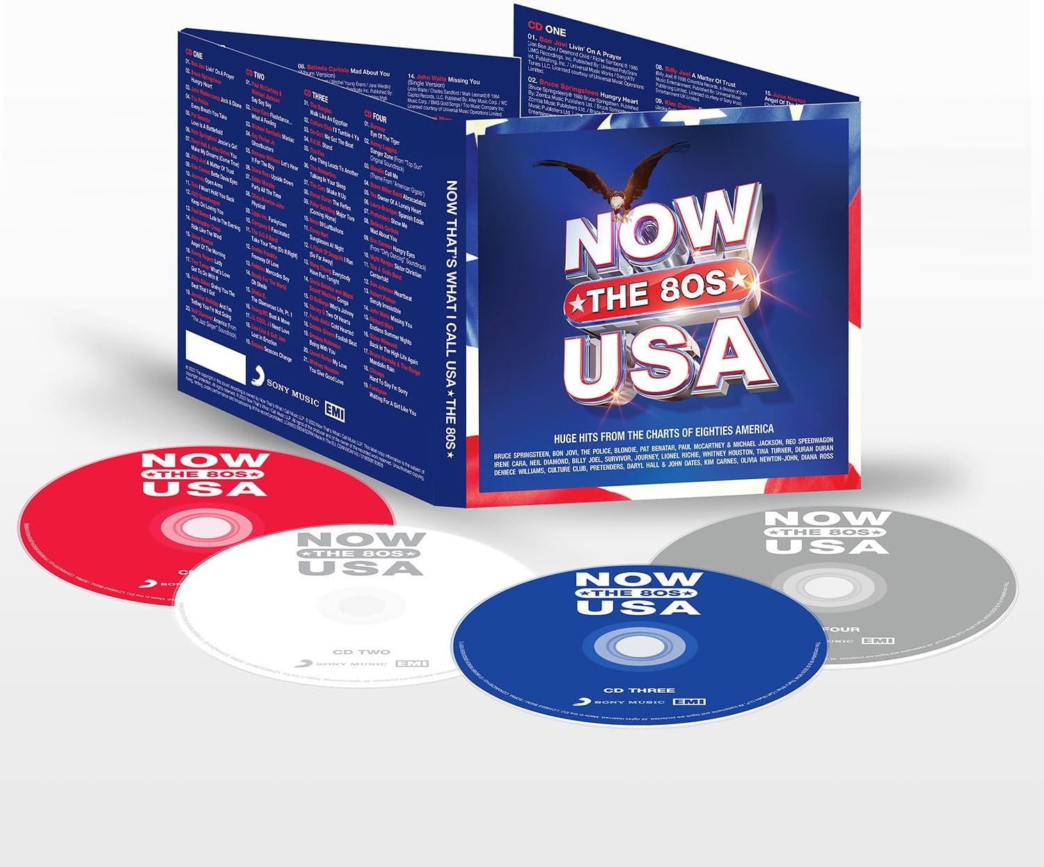 NOW That’s What I Call USA: The 80s - 4CD Compilation