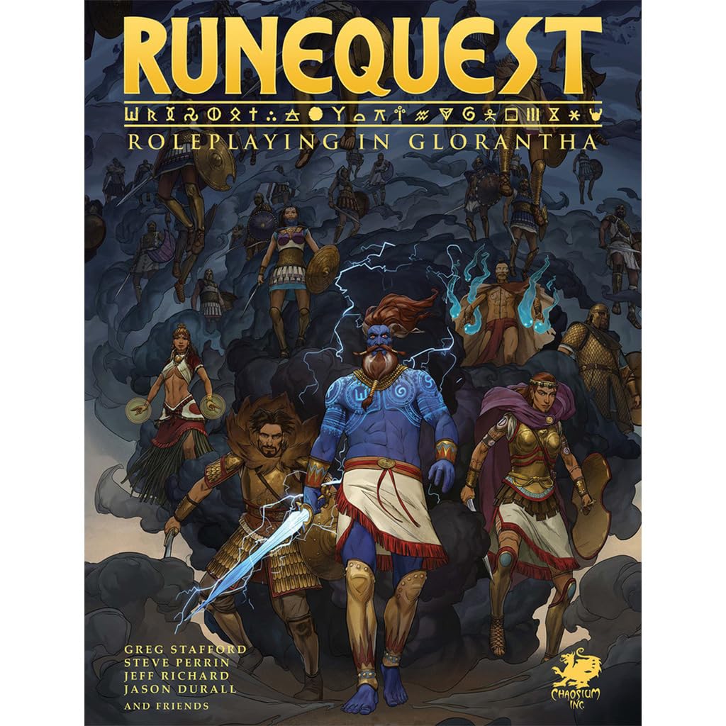 Chaosium RuneQuest: Roleplaying in Glorantha Core Rulebook | Hardcover | English/German 1