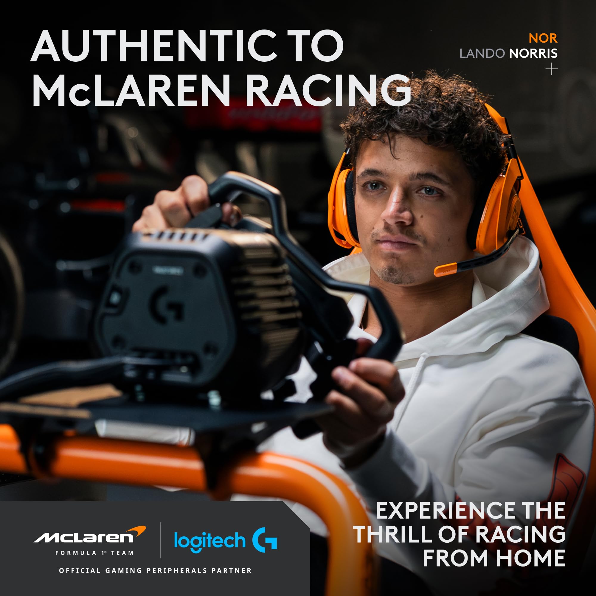 Logitech G RS Formula Wheel McLaren Racing Edition | Direct Drive Feedback | Xbox Series X & S 2