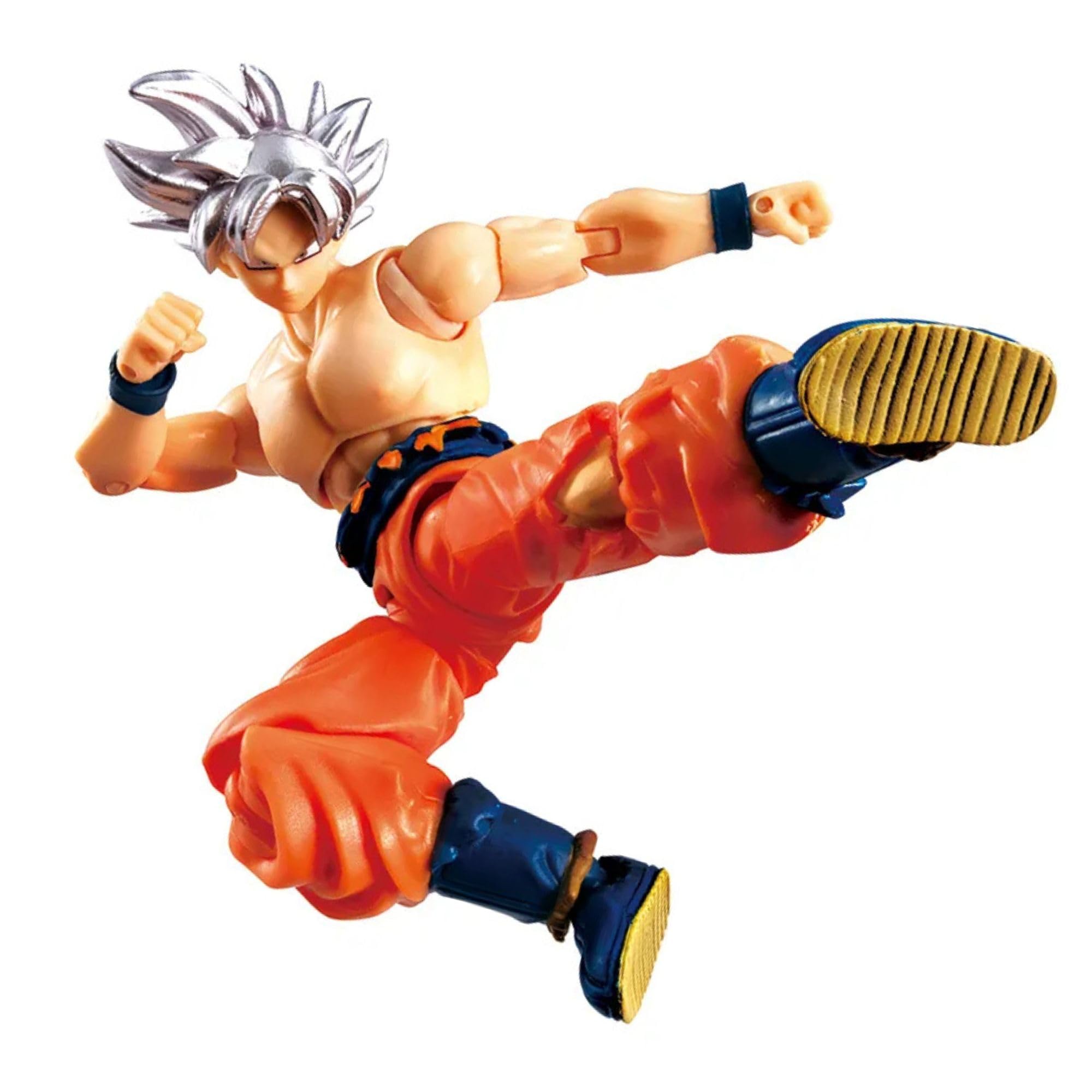 BANDAI Dragon Ball Evolve Ultra Instinct Goku Action Figure - 12.5cm Collectible Anime Toy 6