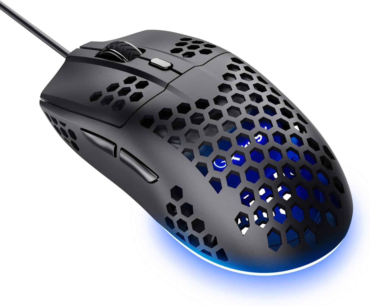 Trust Gaming GXT 928 Helox Superlight Wired Gaming Mouse 65g with RGB Lighting & Adjustable DPI 8