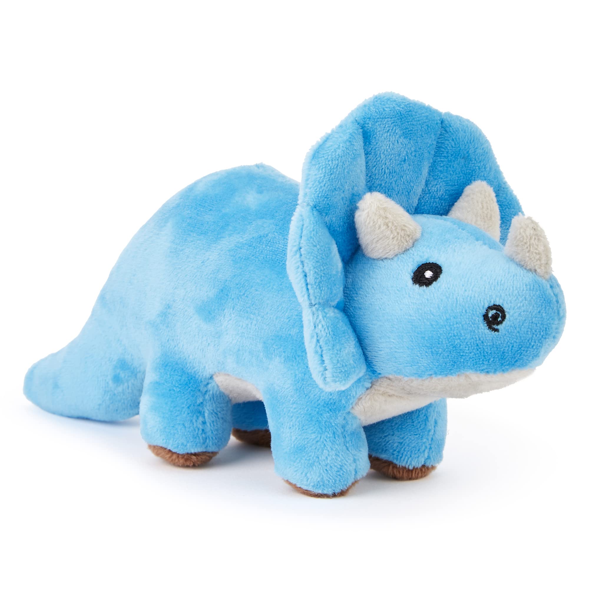 Zappi Co Triceratops Mini Plush Toy - 12-15 cm | Soft Cuddly | Machine Washable