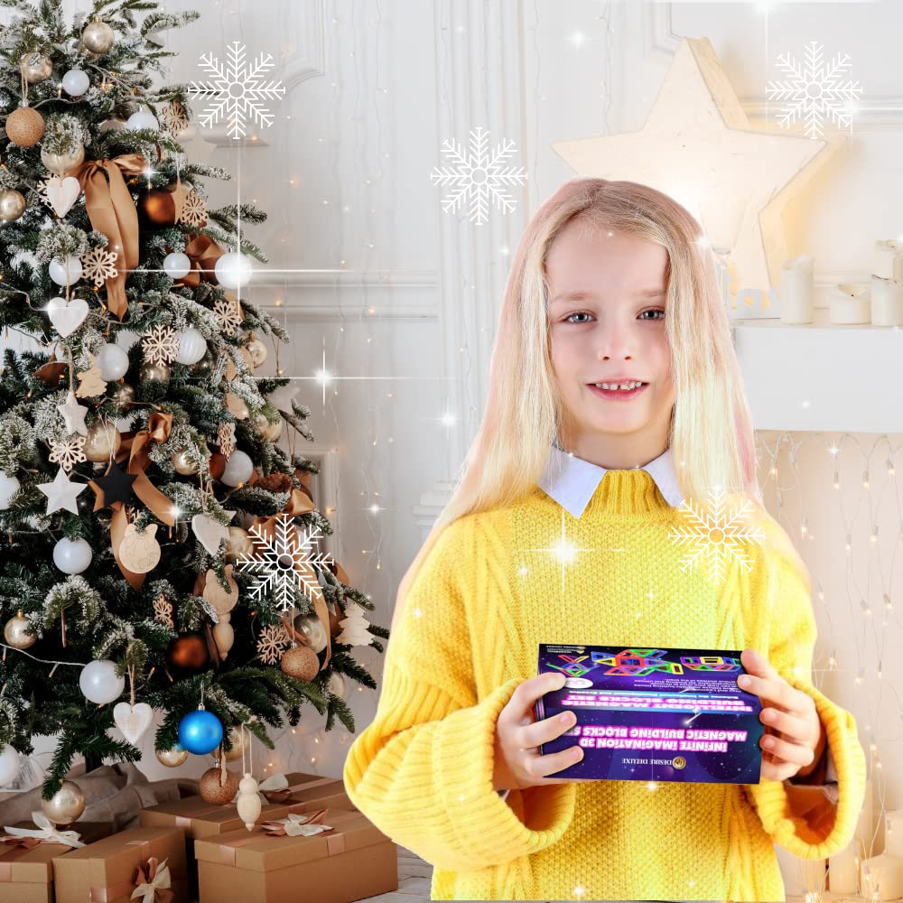 Desire Deluxe Magnetic Building Blocks 30pc Construction Set for Kids Ages 3-9 3