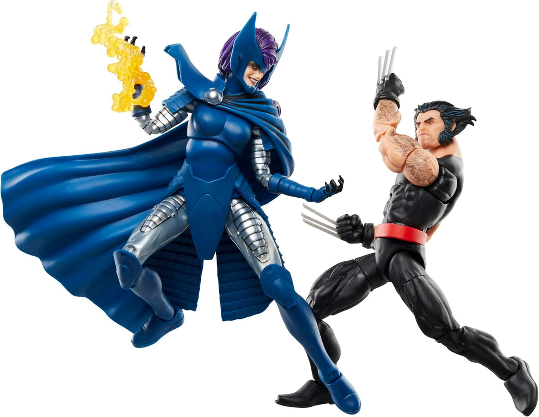 Hasbro Marvel Legends Series X-Men - Wolverine & Psylocke 2-Pack Action Figures (F9040)