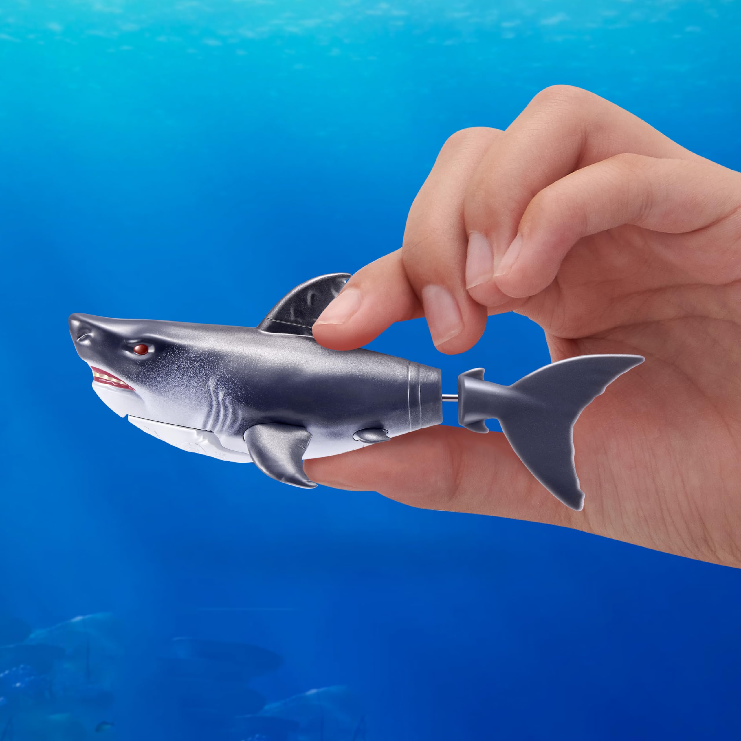 Robo Alive Robo Shark Water Activated Swimming Toy - 2 Pack Blue | Ages 3+ | Plastic 6