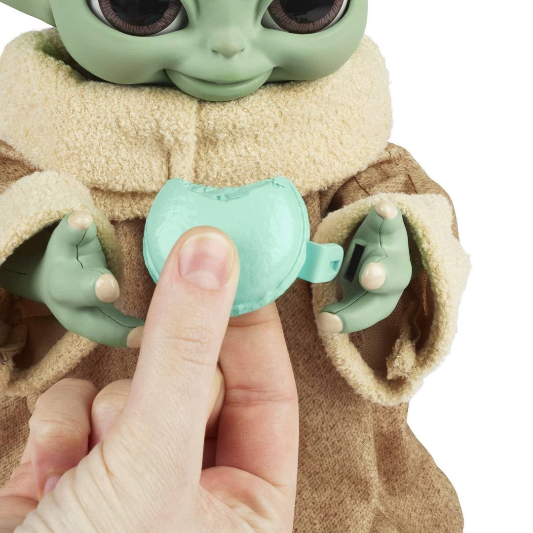Star Wars Galactic Snackin’ Grogu - 9.25-Inch Animatronic Toy with 40+ Sounds & Movements, Ages 4+