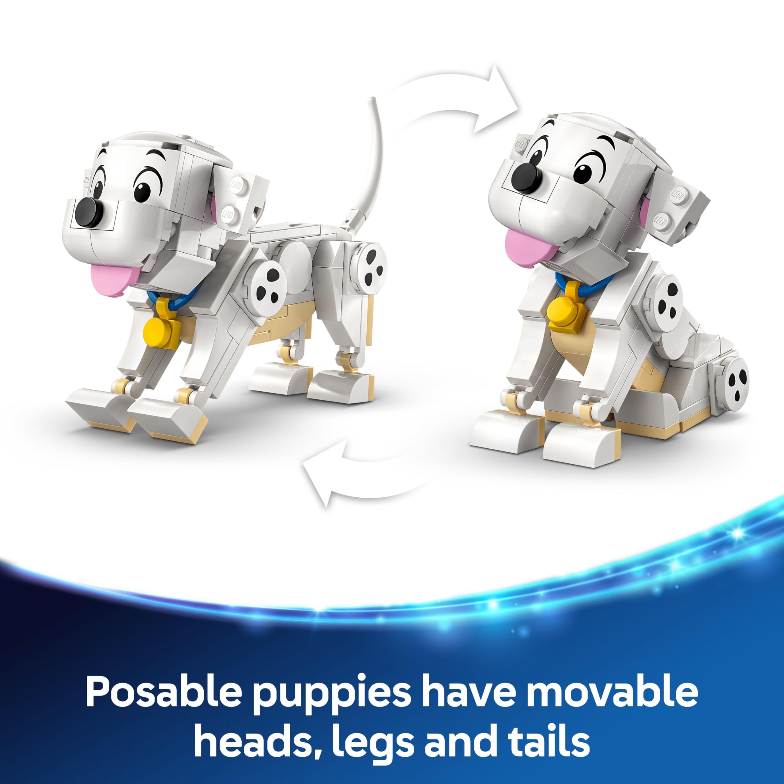 LEGO Disney Lucky & Penny 101 Dalmatians Puppies Building Toy - Ages 6+ | 2 Figures | Multicolor 5