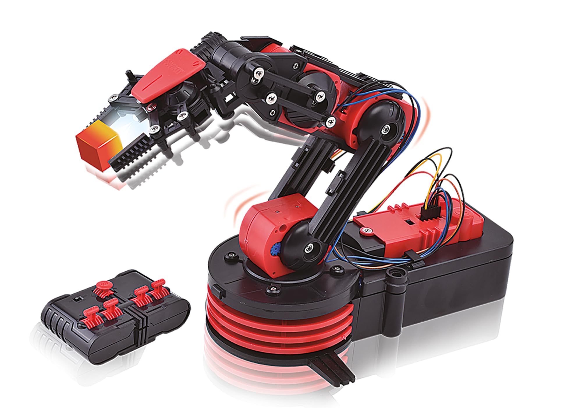 Machine Works MWRA01 Build Your Own Robotic Arm Kit - Wireless Controlled Metal Robot for Ages 10+ 15