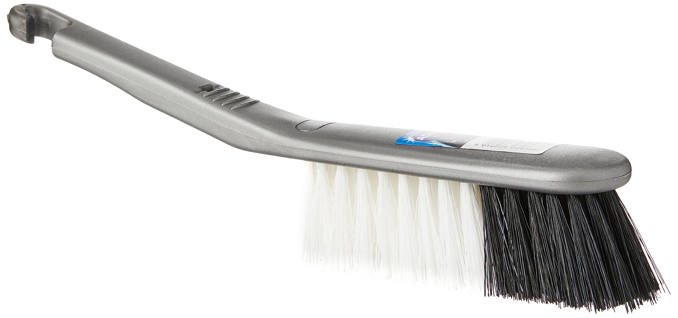 Addis Hand Brush - Heavy Duty Soft Nylon Bristle | Metallic Silver | BPA Free Plastic 1