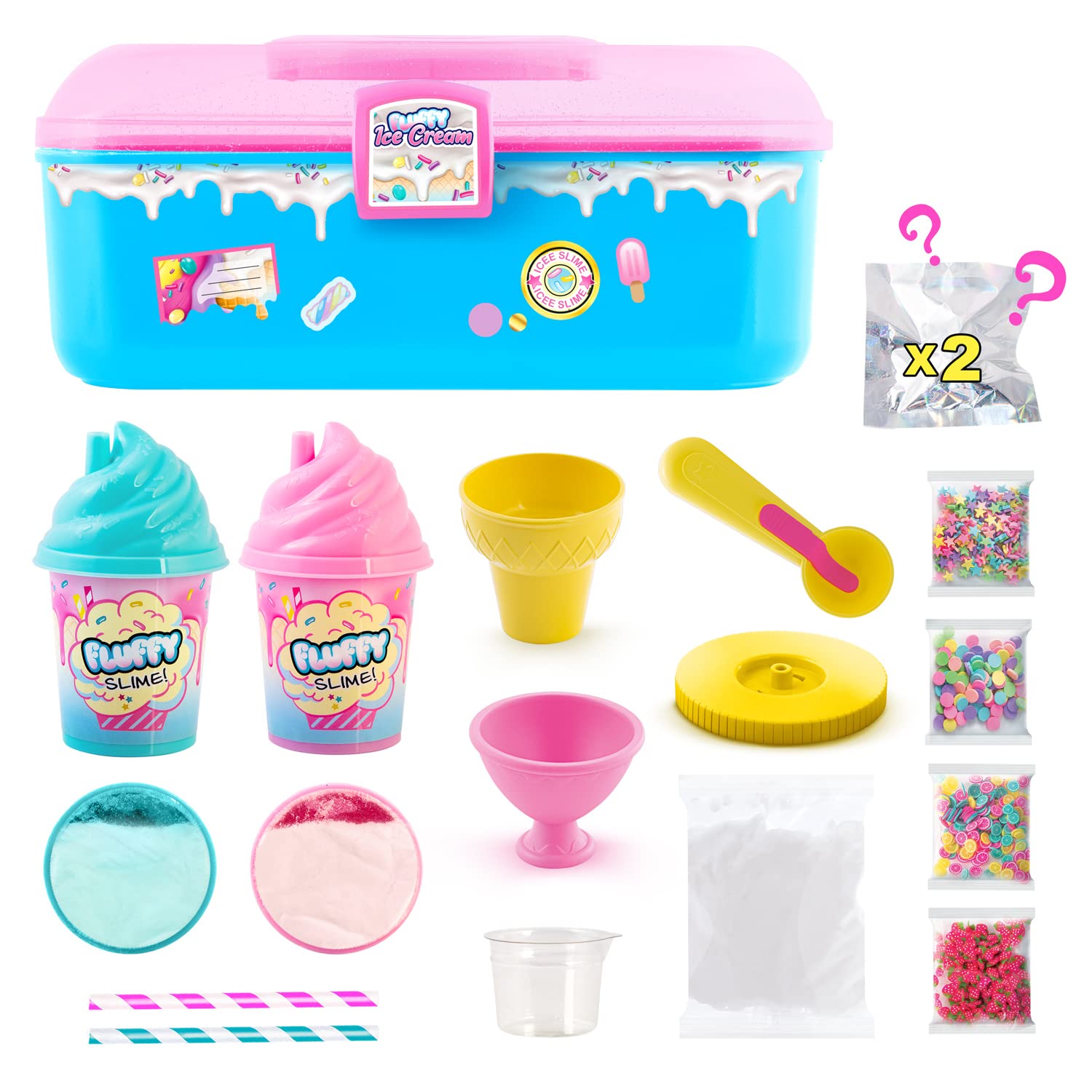 So Slime DIY Fluffylicious Slime Case - No Glue Fluffy Slime Kit for Kids 6+ 5