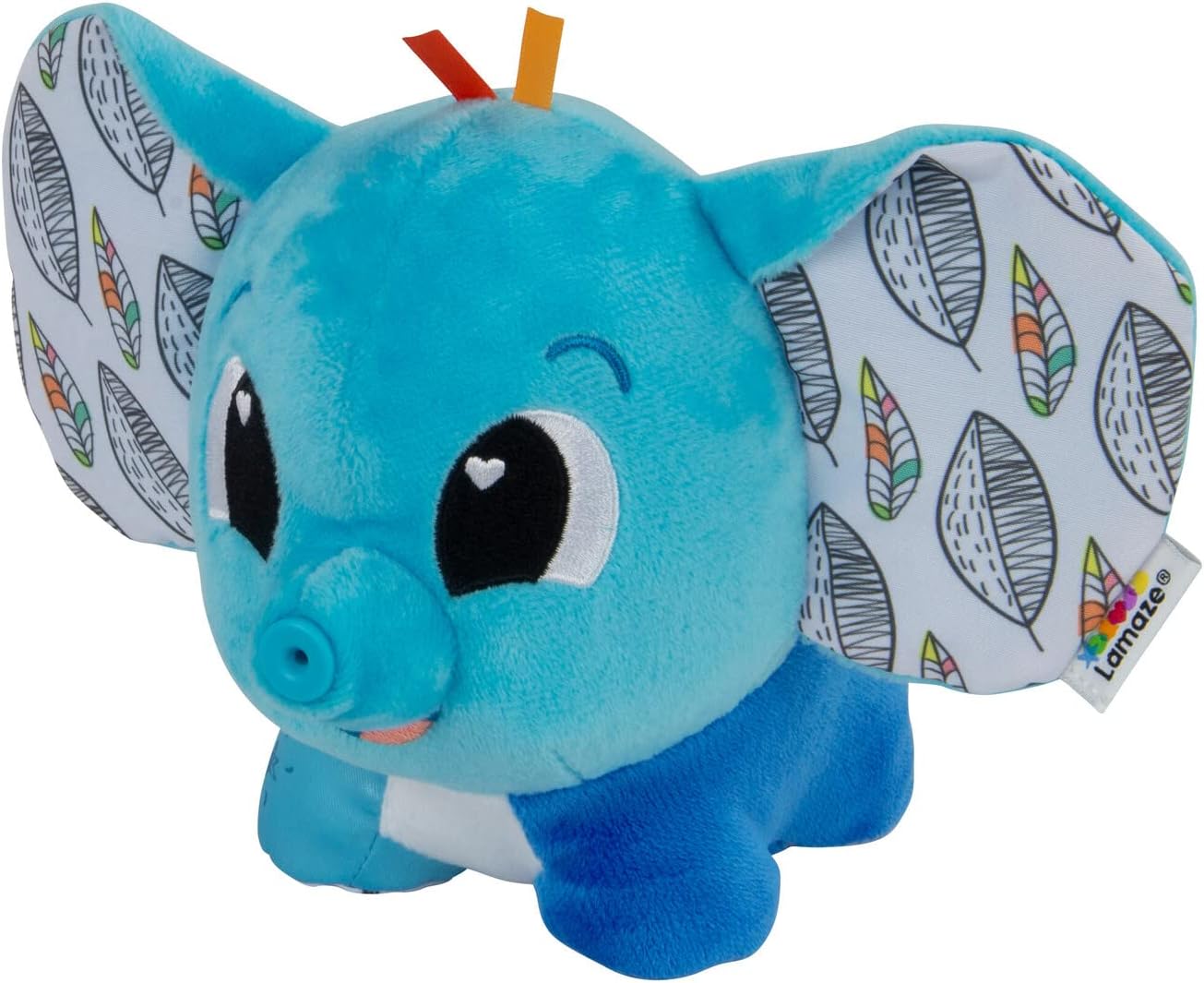 Lamaze Puffaboo Elephant - Sensory Plush Toy for Newborns & Babies 1