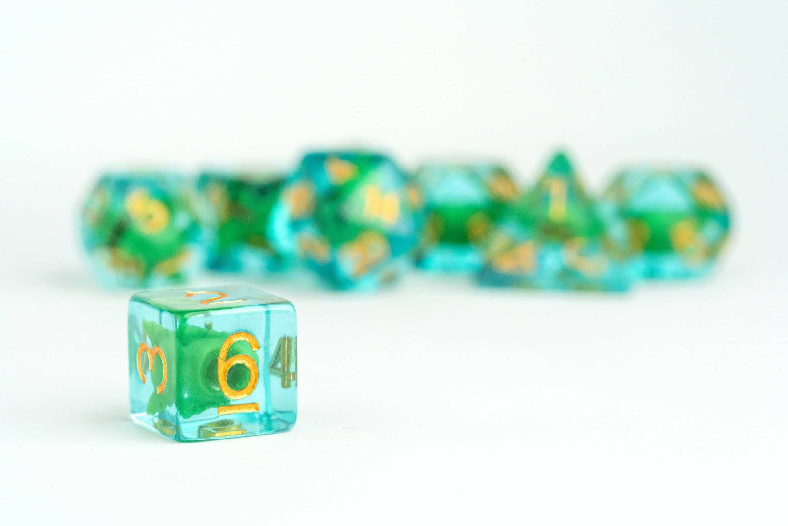 Metallic Dice Games Pathfinder Goblin Inclusion Dice Set 6