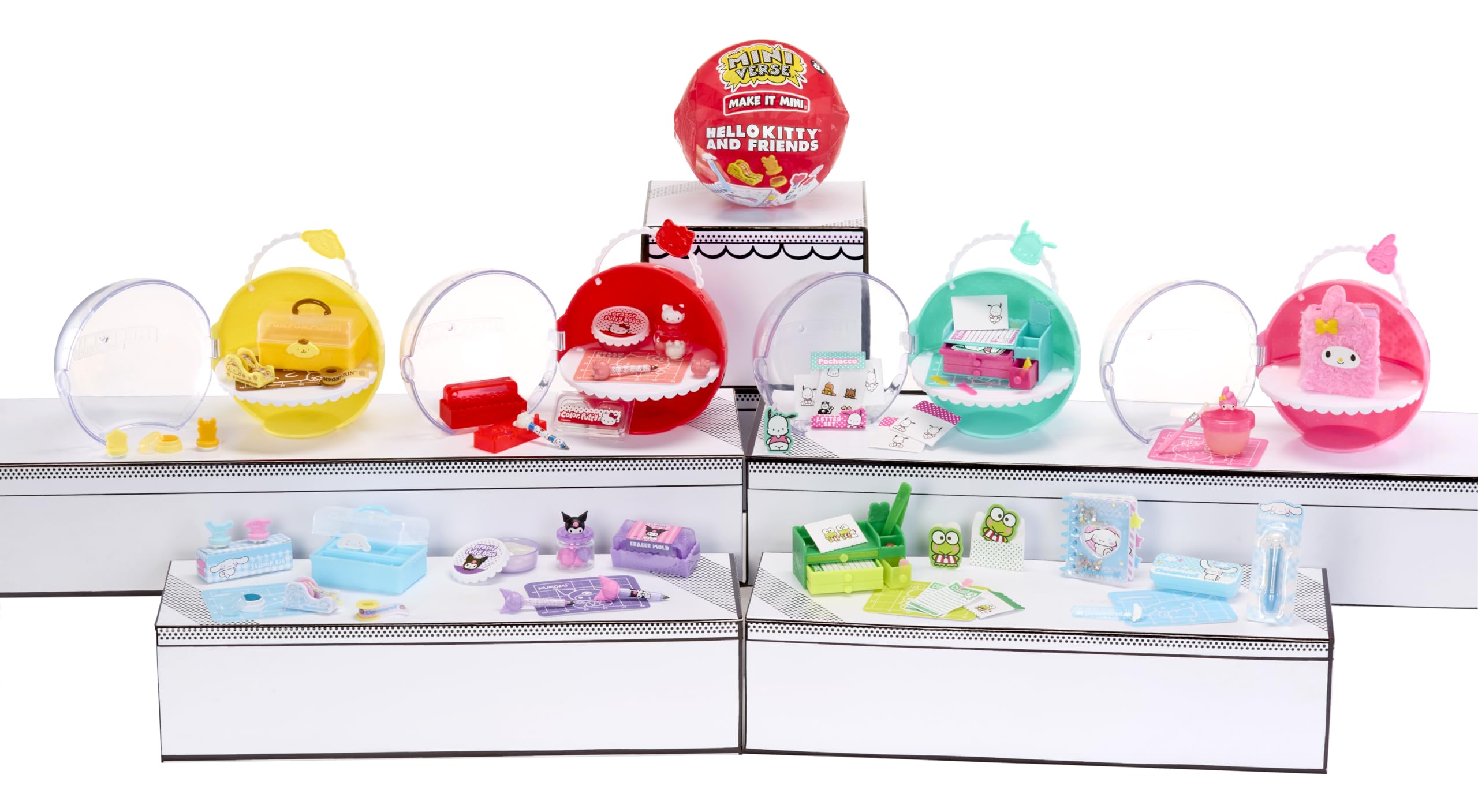MGA's Miniverse Make It Mini Hello Kitty and Friends Series 3 - Mini Collectible Stationery Set 6