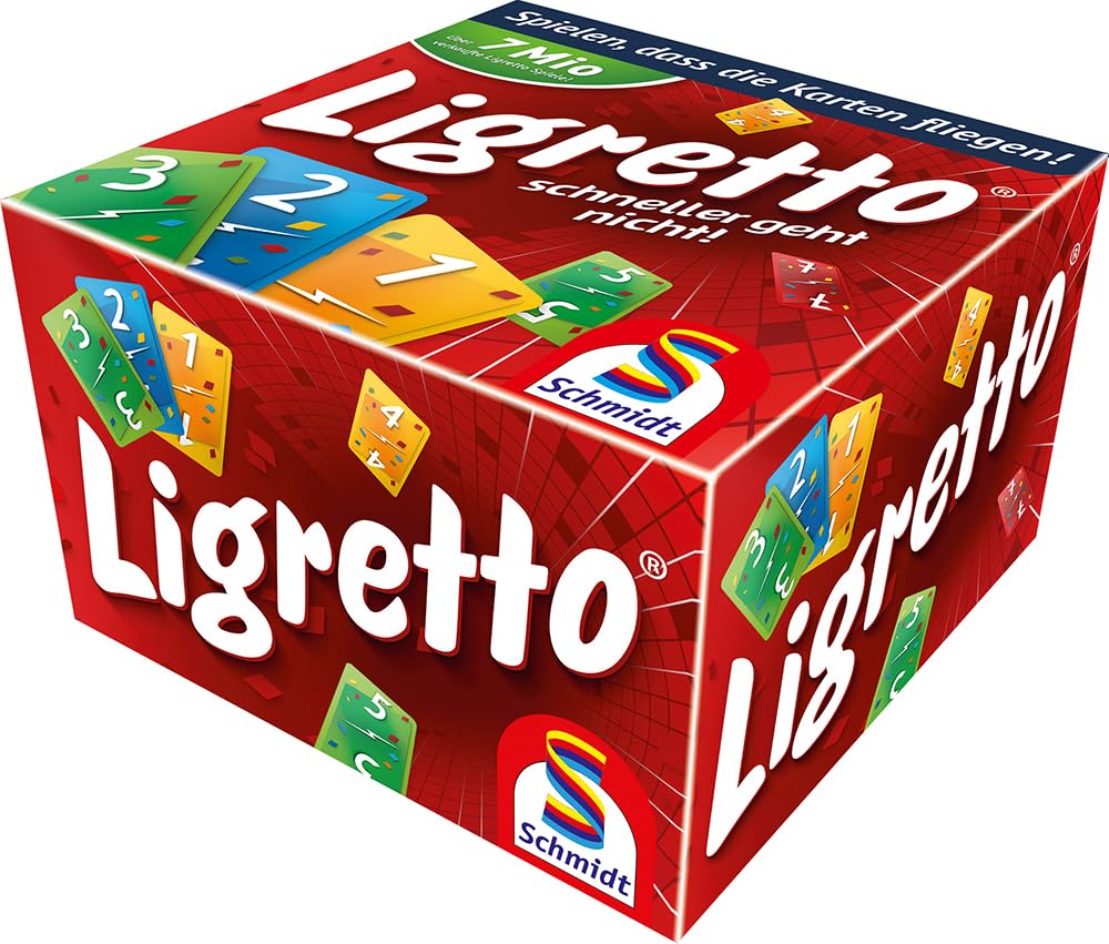 Schmidt Ligretto Red Card Game | Ages 8+ | 2-4 Players | 15 Min Playtime