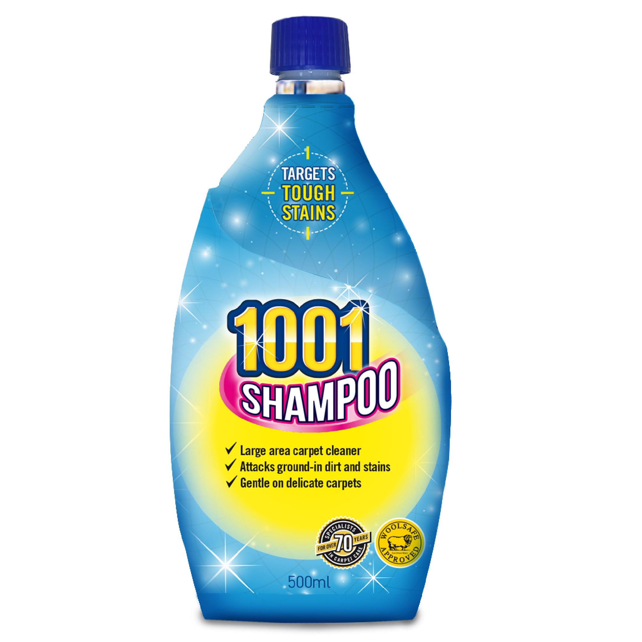 1001 Carpet Shampoo - Deep Cleaning for High Traffic Areas | 500 ml Liquid