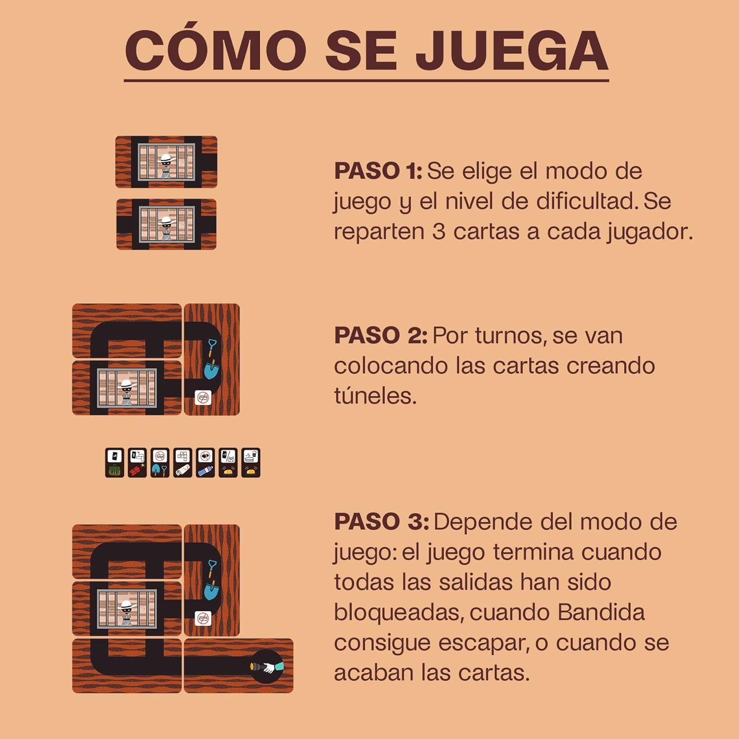 Helvetiq Bandida Card Game for 1-4 Players, Ages 6+ 5