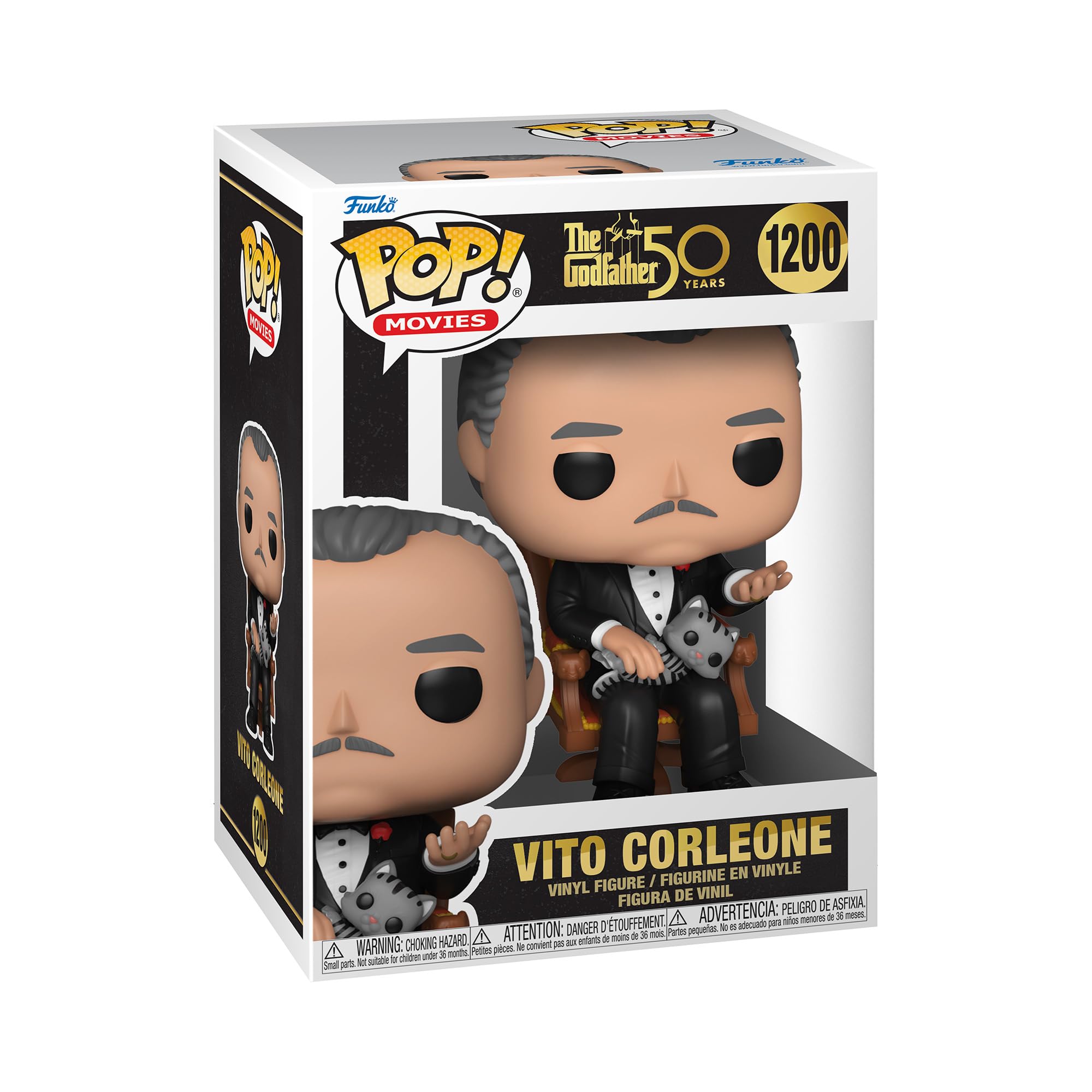 Funko Vito Corleone - The Godfather 50th Chibi Vinyl Figure | 3.75 Inches | Model 61529