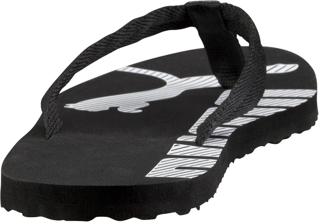 PUMA Unisex Adult Epic Flip V2 Flip-Flop, Black Black White, 9 UK