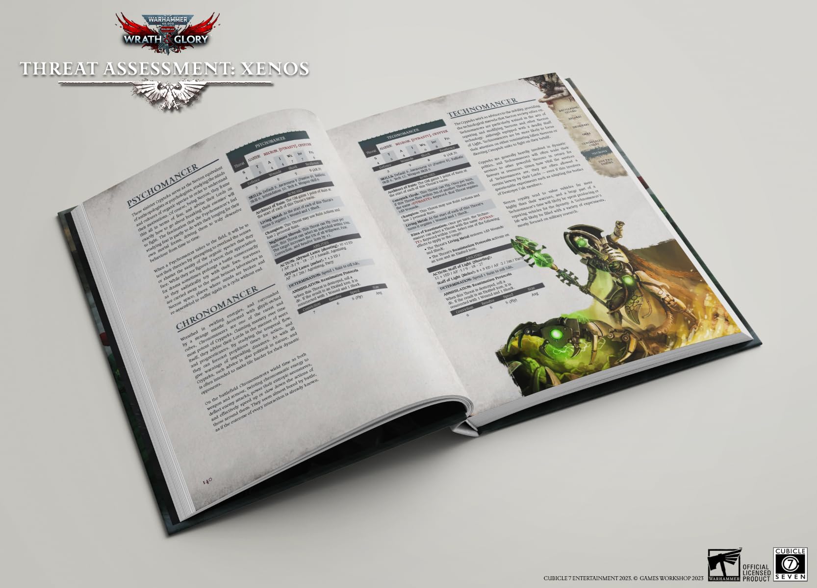 Cubicle 7 Warhammer 40,000: Wrath & Glory - Threat Assessment: Xenos Hardcover 4