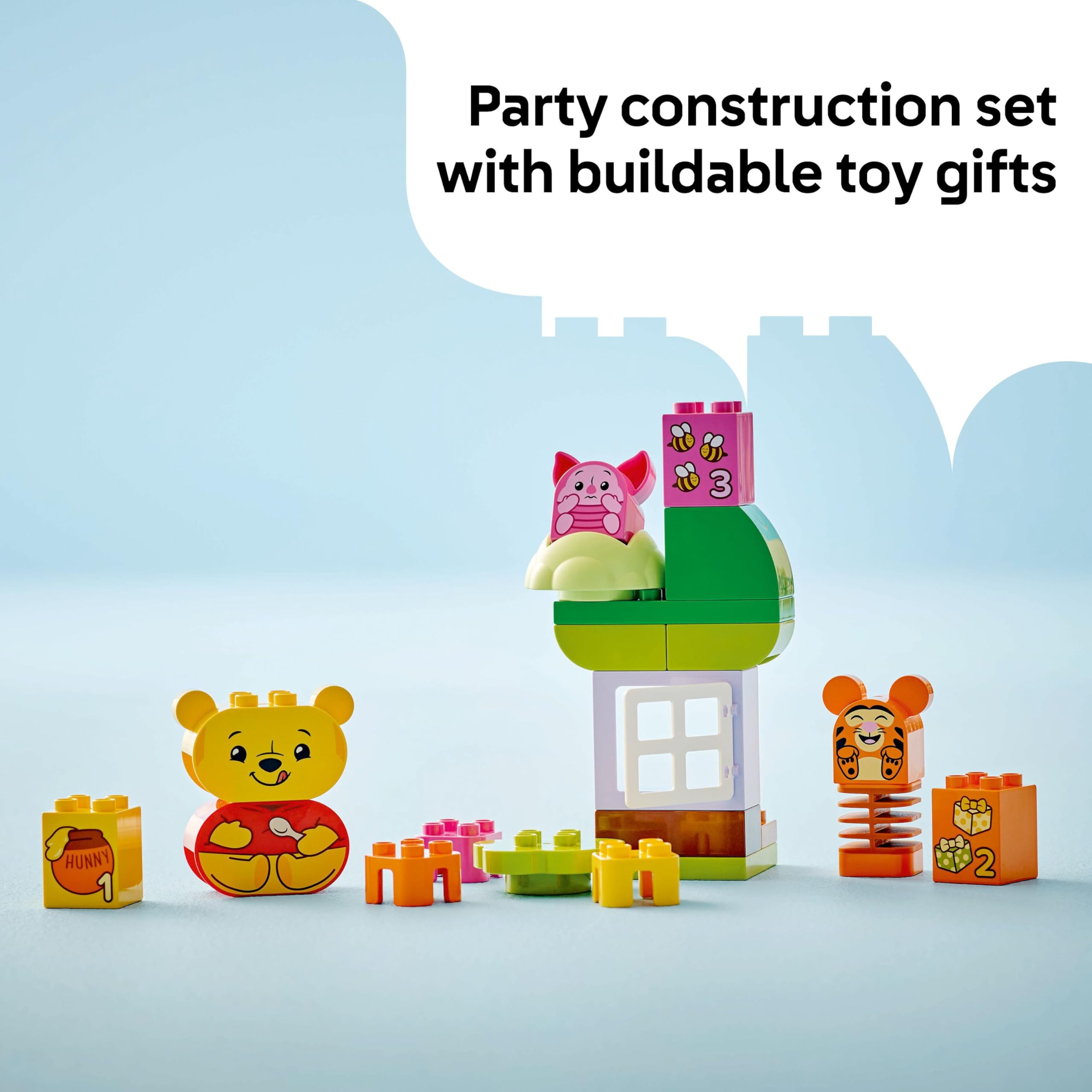 LEGO DUPLO Disney Winnie the Pooh’s Birthday Party Building Toy | Ages 1.5+ | Model 10457 4
