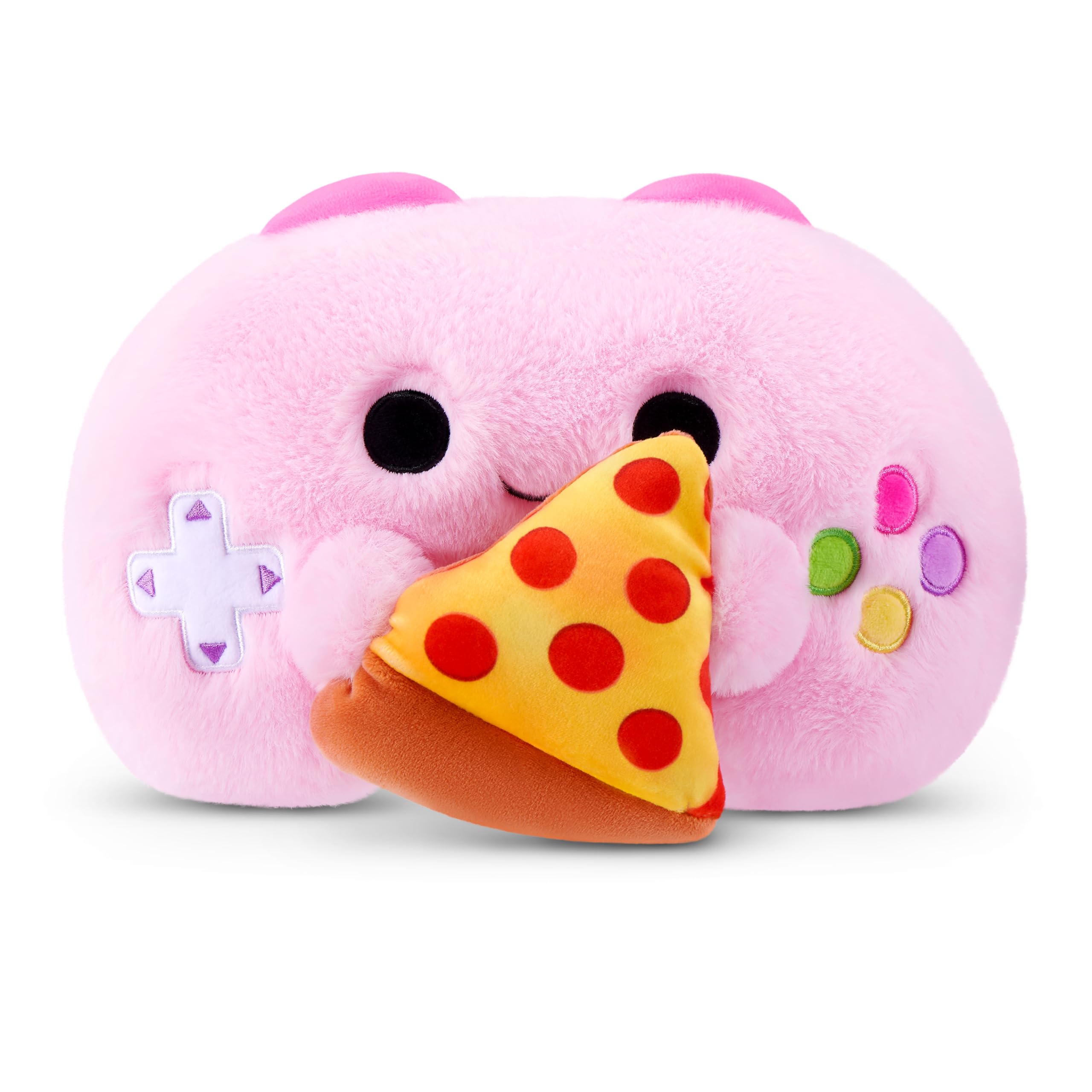 Snackles Core Series 2 8-inch Plush Doll with Controller and Pizza by ZURU