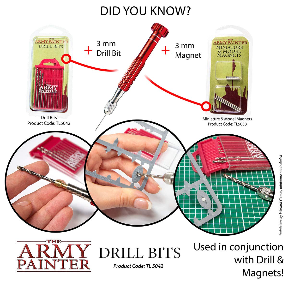 The Army Painter Model Drill Bits - Pack of 10 | 0.7mm-3.0mm | For Plastic, Resin, Metal Miniatures 5