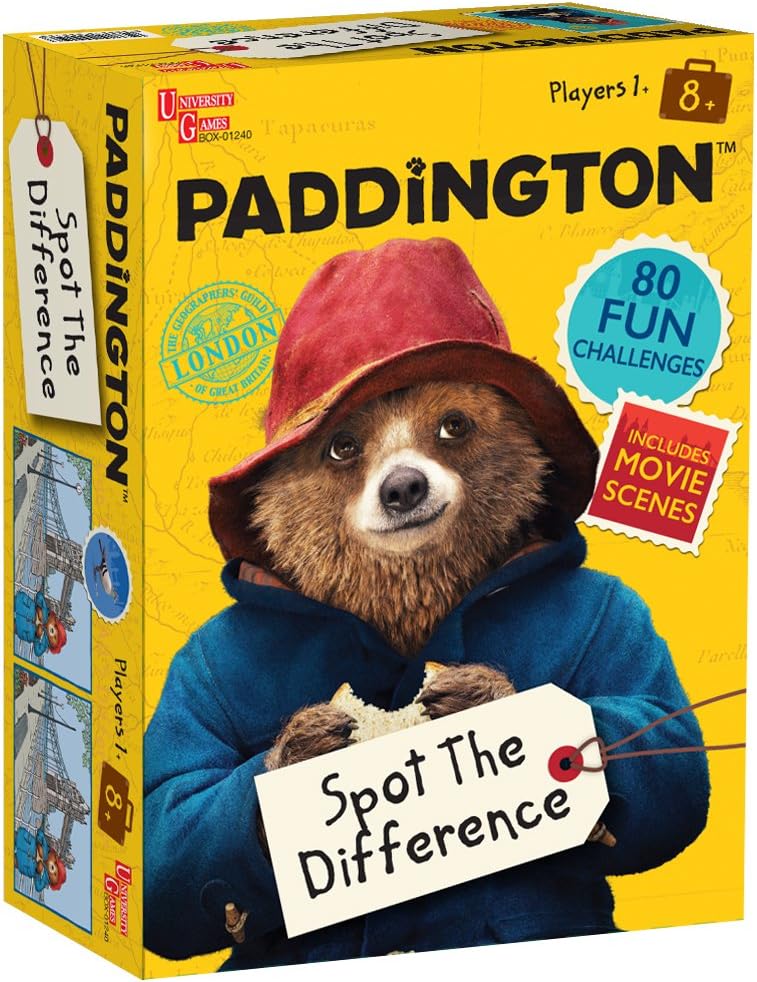 Paddington Bear Spot the Difference Game - 80 Challenges Board Game