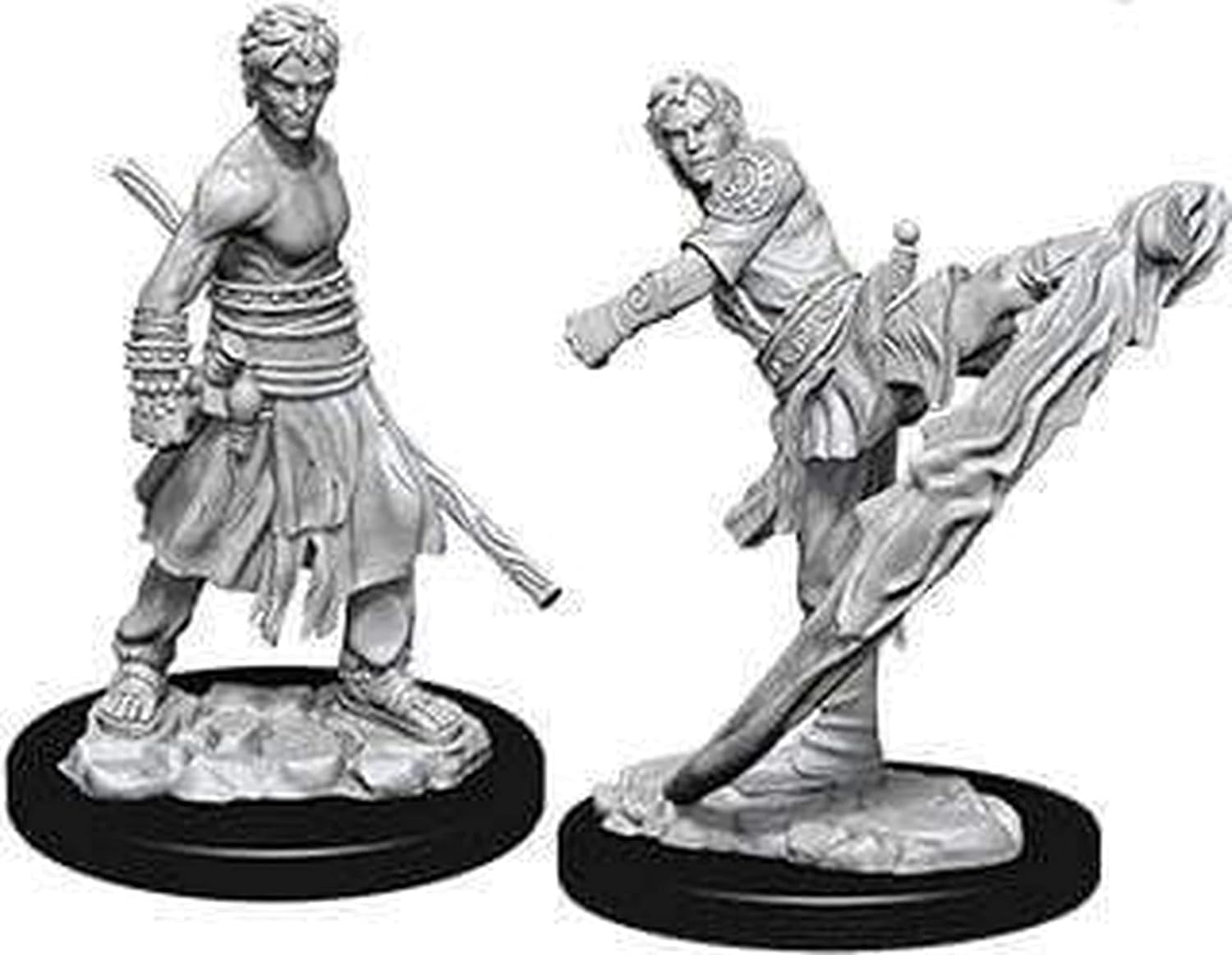 WizKids Dungeons & Dragons Nolzur's Marvelous Miniatures - Male Half-Orc Barbarian Unpainted Miniature Set 2