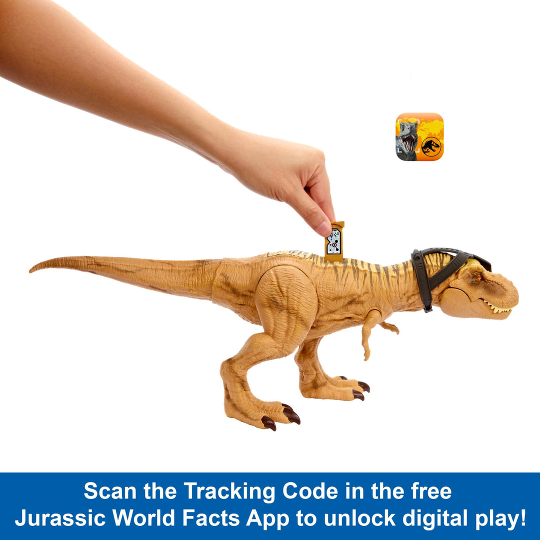 Jurassic World Hunt 'n Chomp Tyrannosaurus Rex Action Figure with Sound & AR Features
