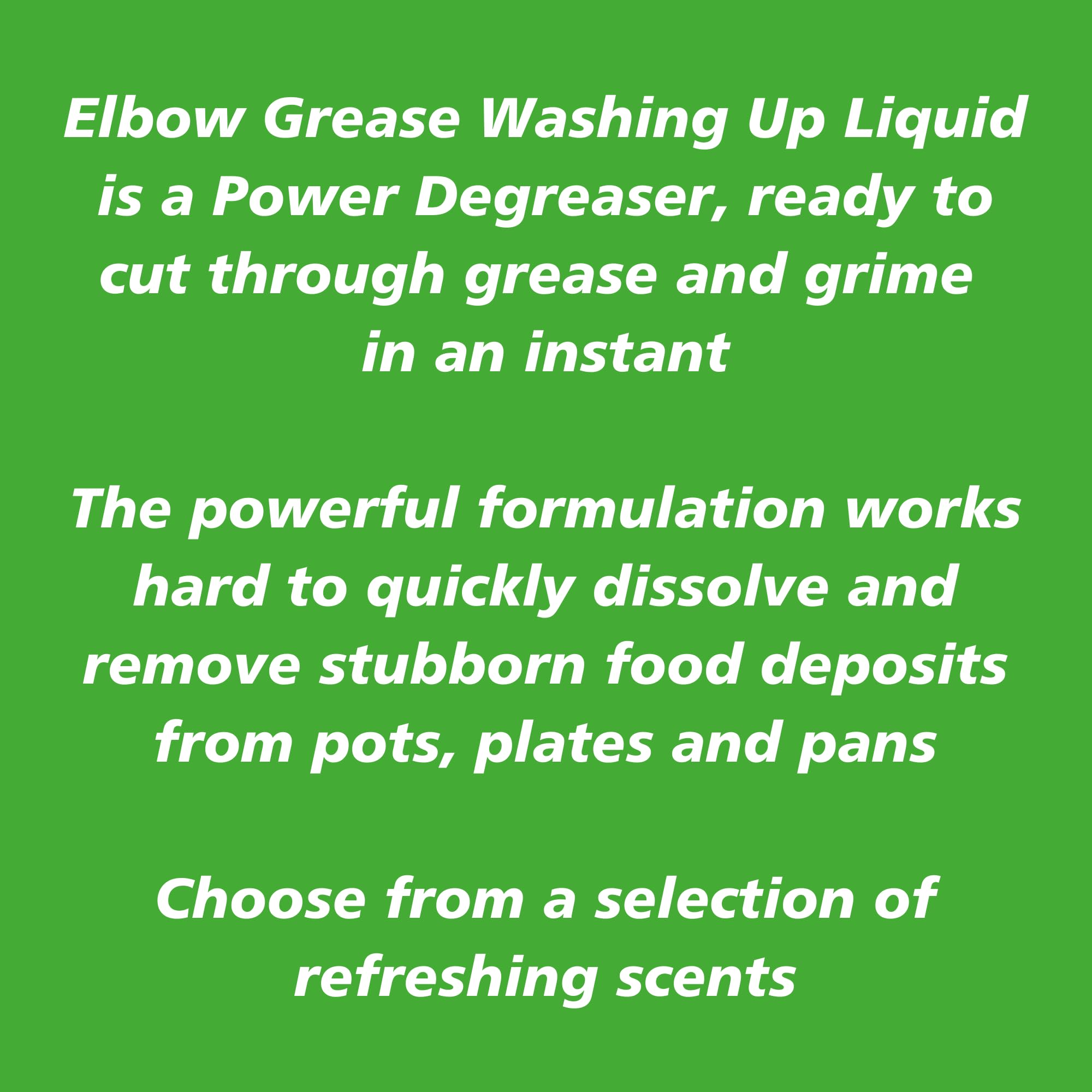 Elbow Grease - Washing Up Liquid Power Degreaser 600ml