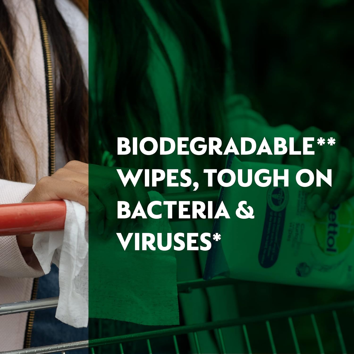 Dettol - Antibacterial Biodegradable Surface Cleaning Disinfectant Wipes 110 x 3 5
