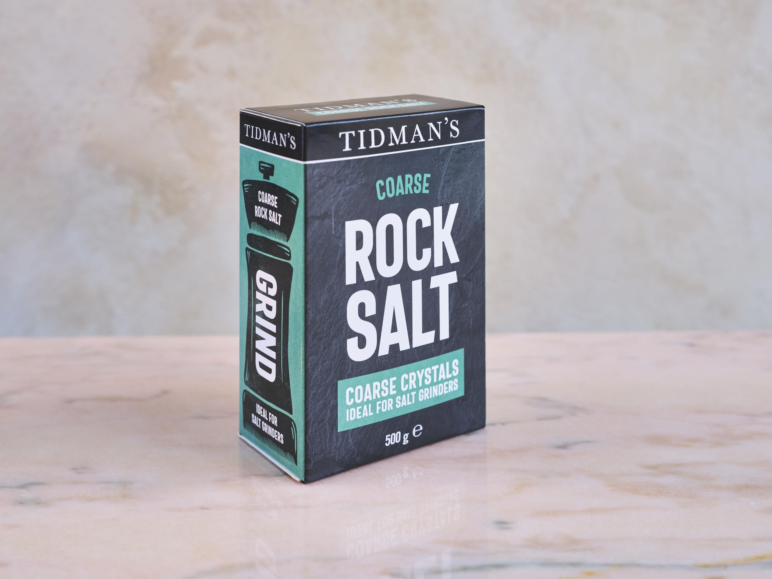 Tidmans Natural Rock Salt - Coarse Crystals for Grinders | 500g 5