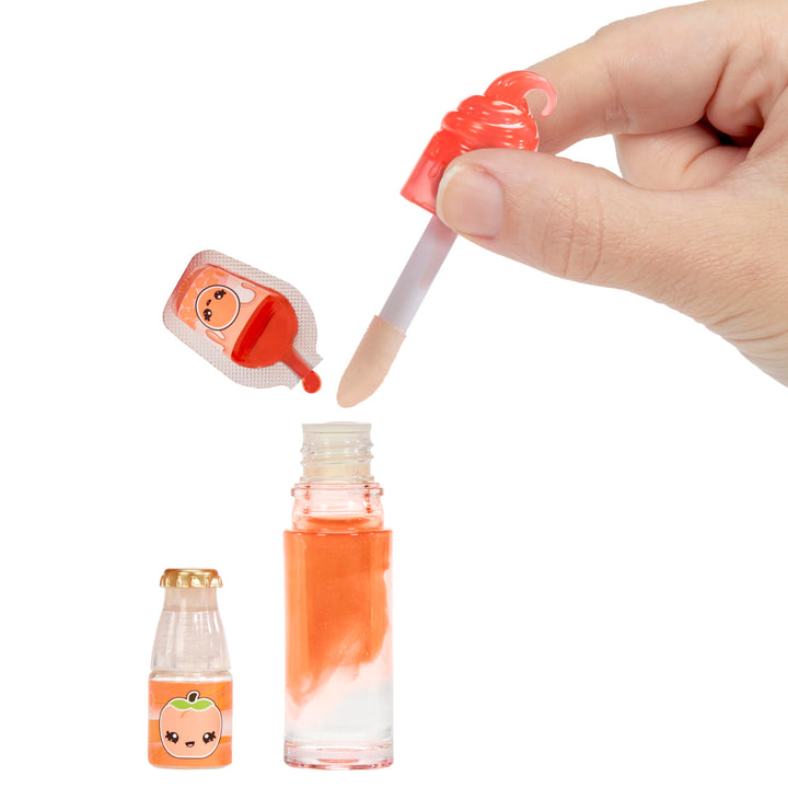 Yummiland Piper Peach Doll - Scented Character with DIY Lipgloss Kit - Ages 4+