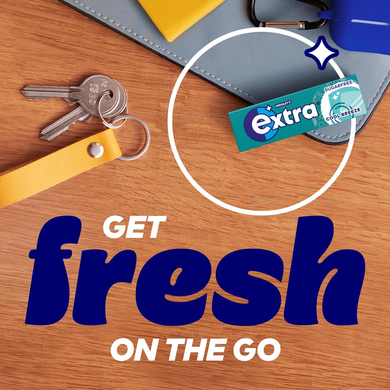 Extra Sugar Free Chewing Gum - Cool Breeze Flavour | 5 Packs of 10 Pieces 4