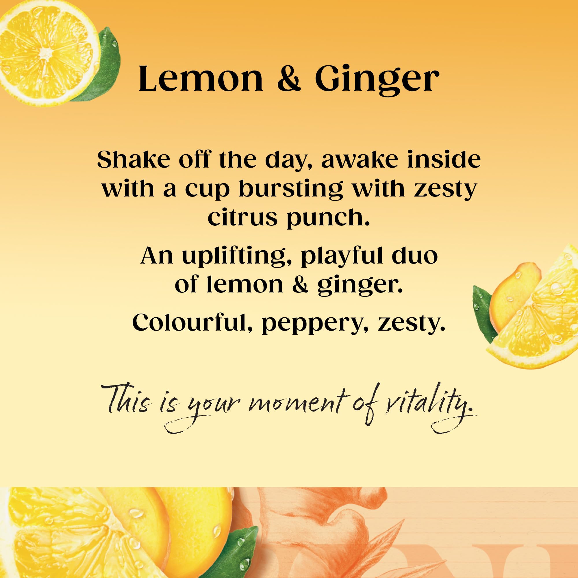 Twinings Lemon and Ginger Flavoured Tea - 80 Biodegradable Bags 5