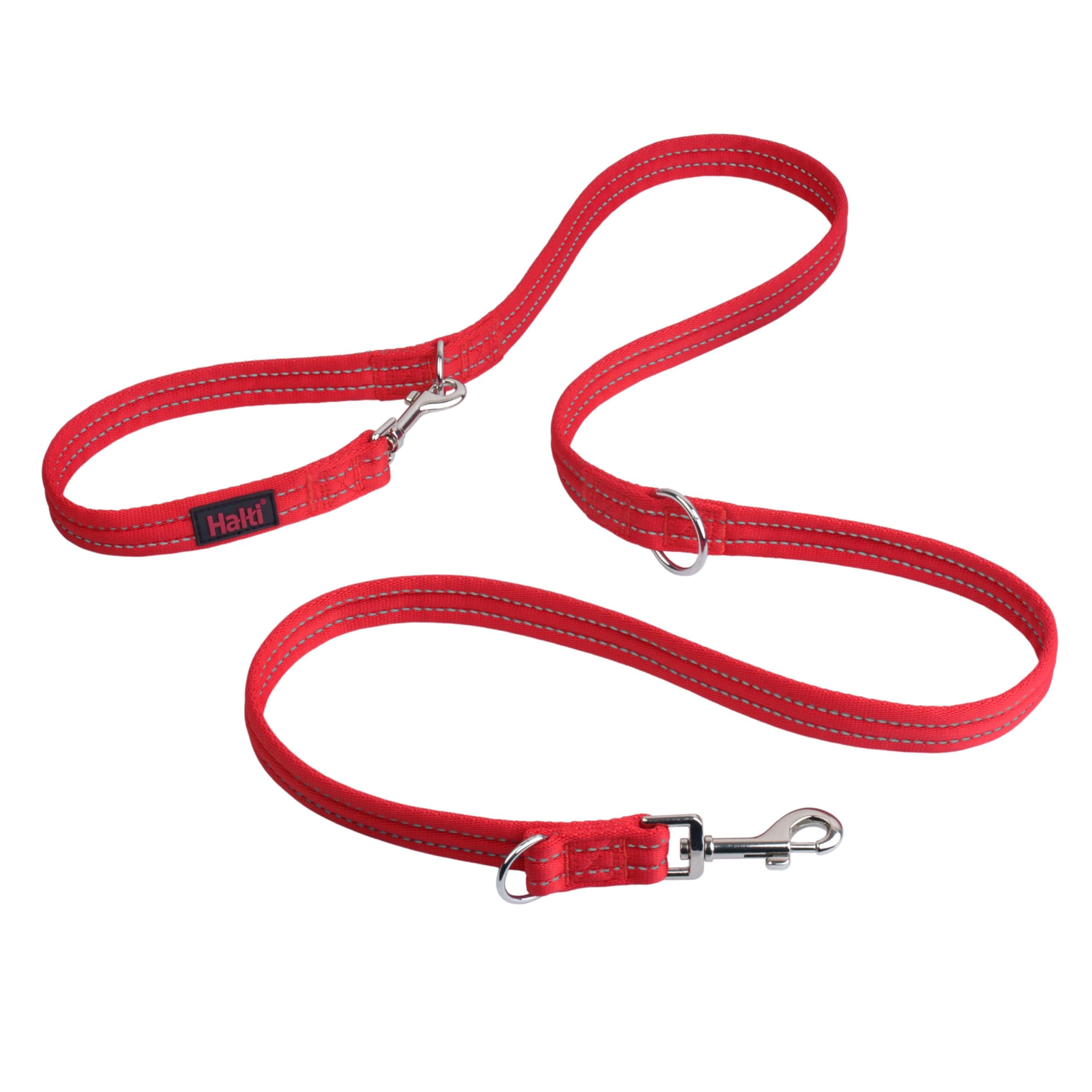 Halti Training Lead - Stops Pulling, Double-Ended, Lightweight & Durable | Size Small, Red, 2m 1