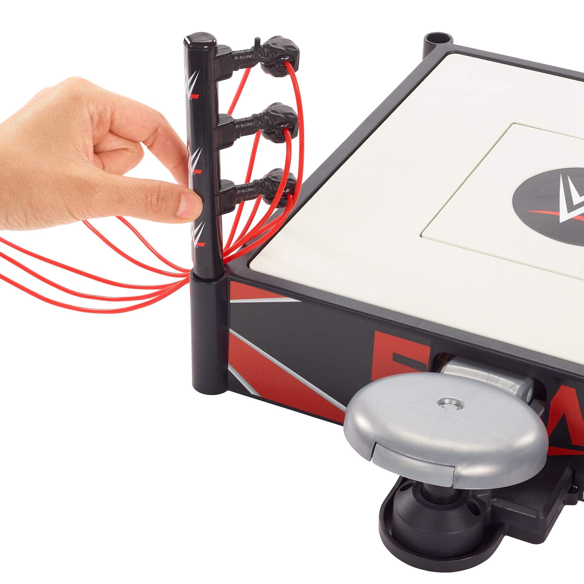 Mattel WWE Wrekkin Kickout Ring Playset - 2-Mode Action Figure Arena with Breakaway Table, Ages 6+ 7