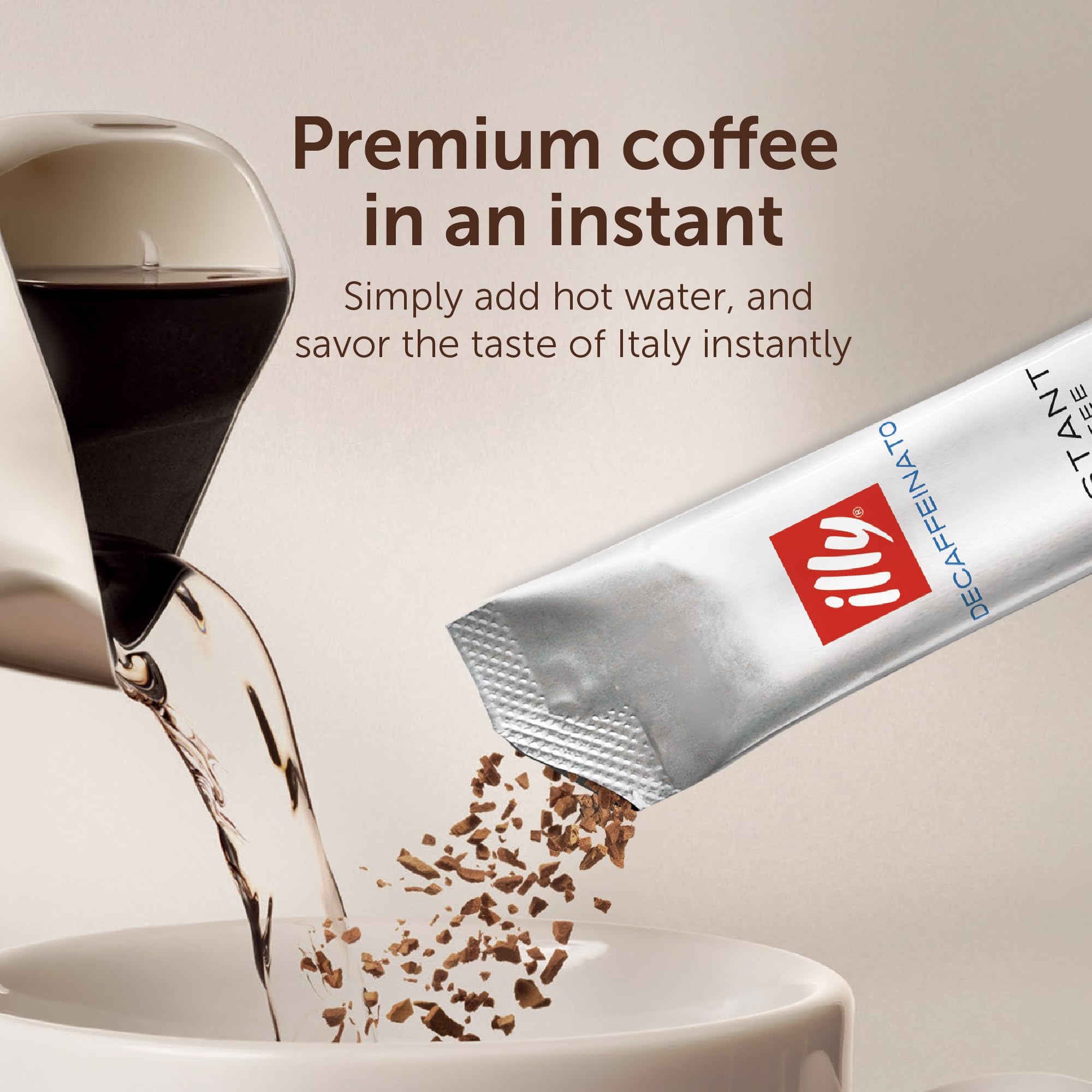 illy Decaf Instant Coffee Sachets - 20 Servings | 100% Arabica | Intensity 5/9 4